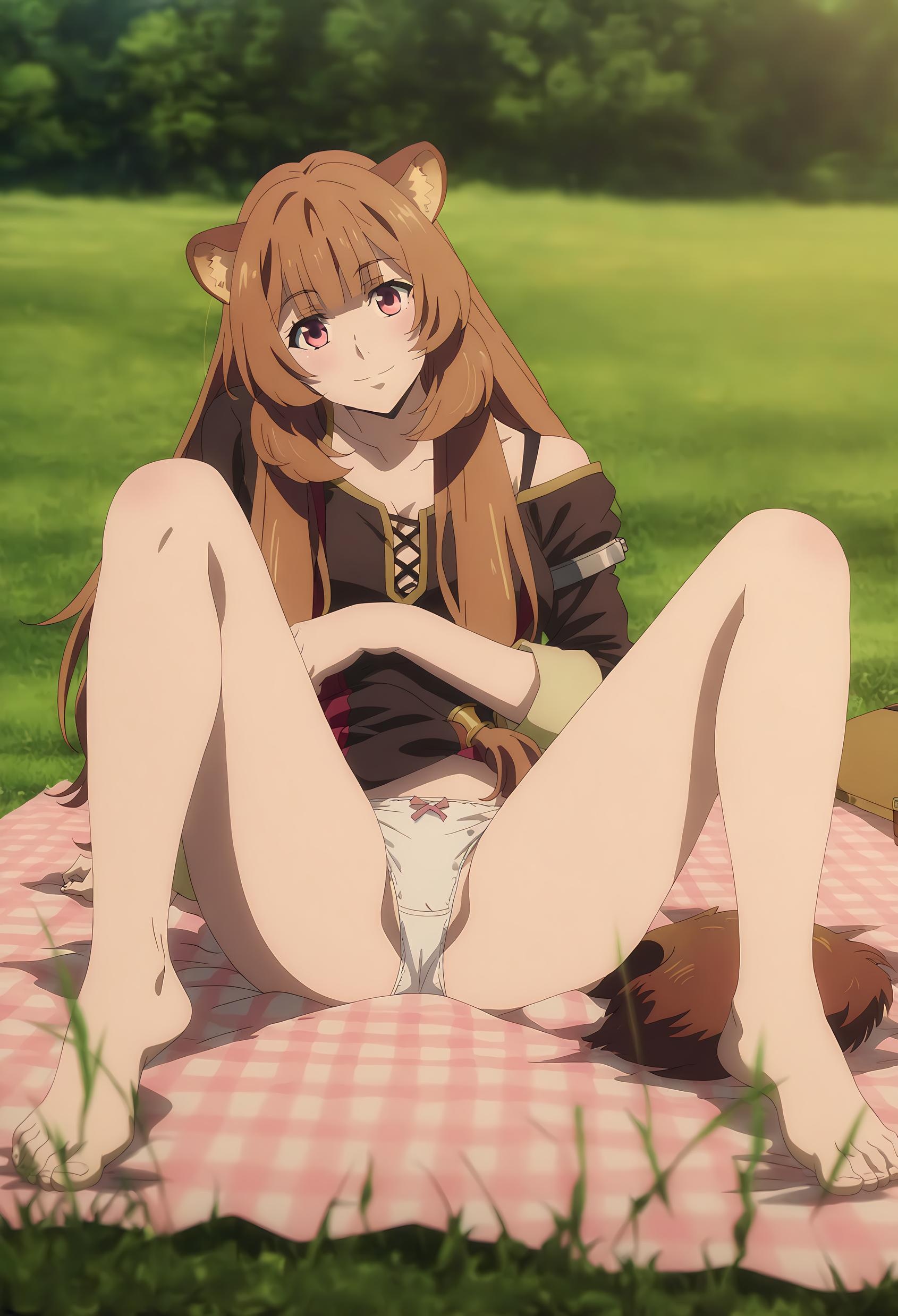 AI生成アニメ少女 - [2D] 拉芙塔莉雅 (盾の勇者の成り上がり) 茶髪獣耳巨乳奴隷少女 黒スト開脚尾巴絡み肉感無修正 189P