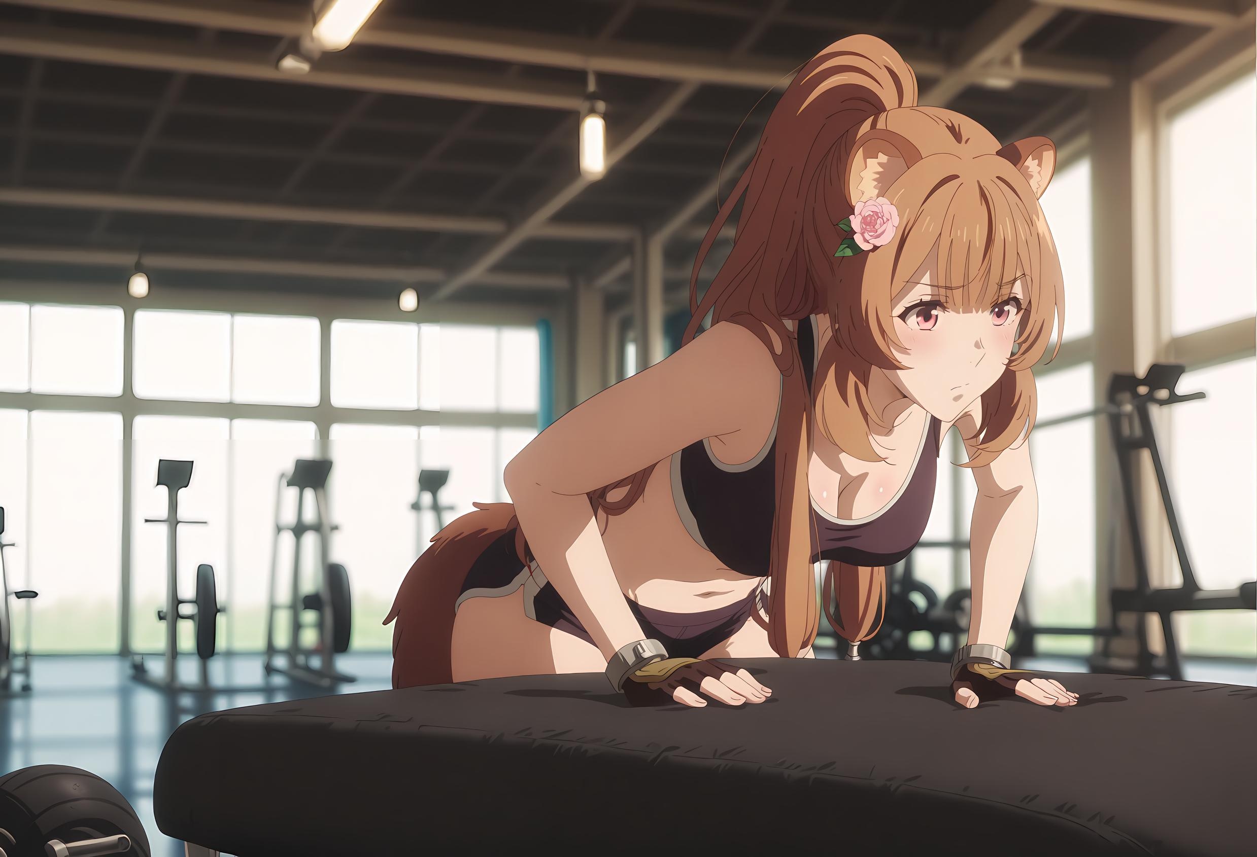 สาวอนิเมะ AI - [2D] ราฟทาเลีย (盾之勇者成名录) สาวทาสหูสัตว์ผมสีน้ำตาล ขายาวเปิดเป้า 189P