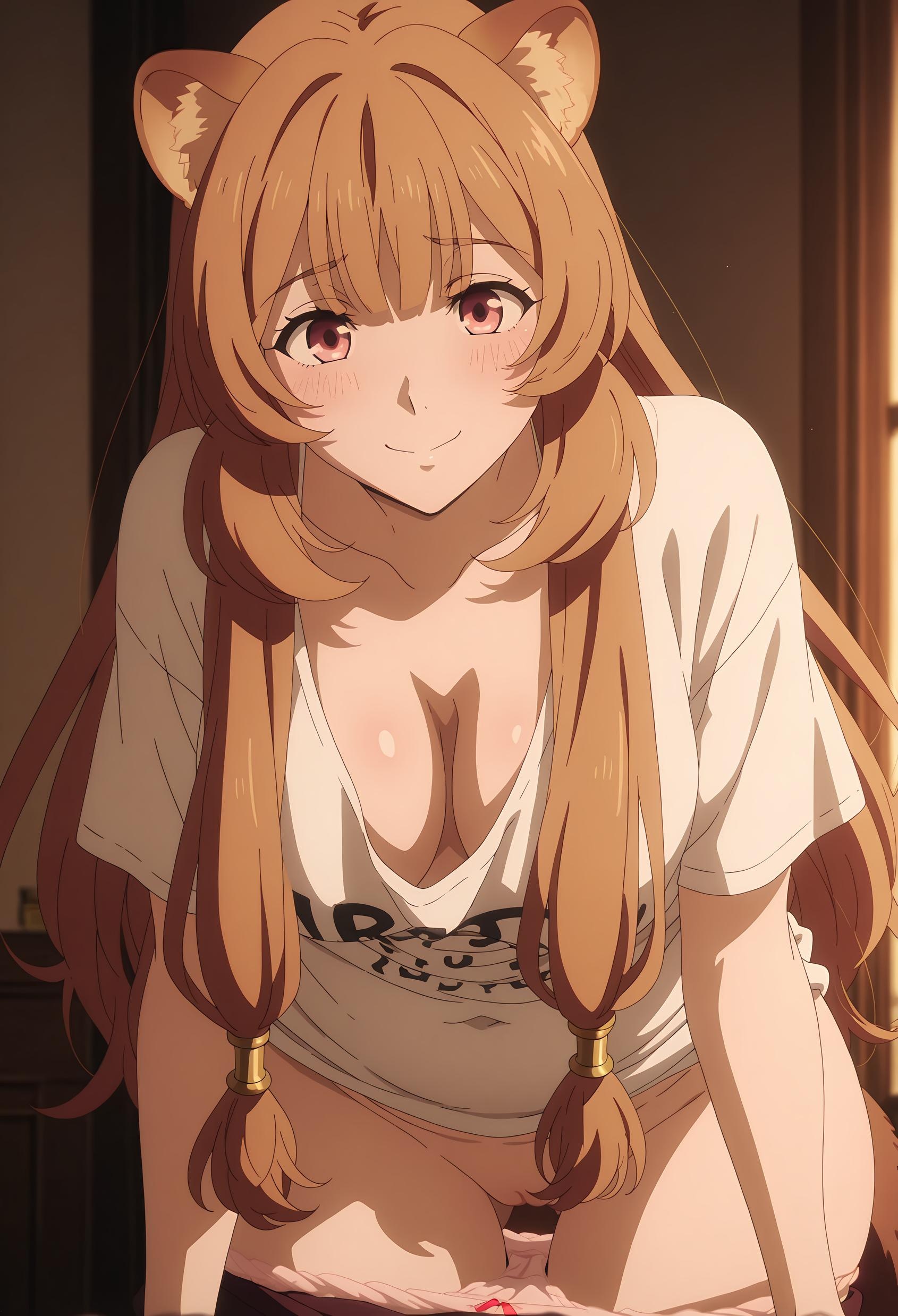 AI生成アニメ少女 - [2D] 拉芙塔莉雅 (盾の勇者の成り上がり) 茶髪獣耳巨乳奴隷少女 黒スト開脚尾巴絡み肉感無修正 189P
