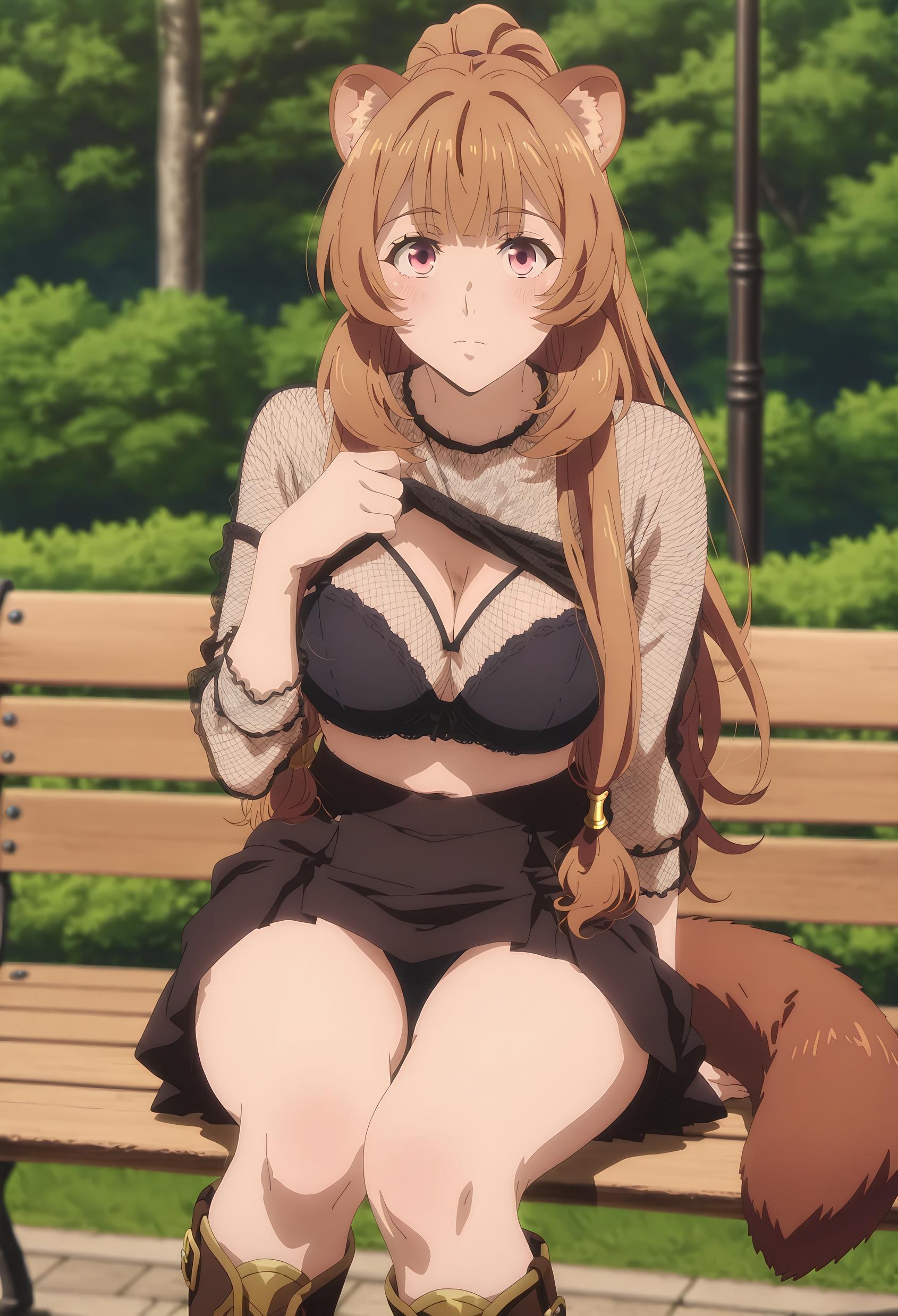 Cô Gái Anime Tạo Bởi AI - [2D] 拉芙塔莉雅 Raphtalia (盾之勇者成名录) Nô Lệ Gái Khổng Lồ Tóc Nâu, Tai Thú, Ngực Khủng, Đuôi Quấn Quanh, Không Chỉnh Sửa 189P
