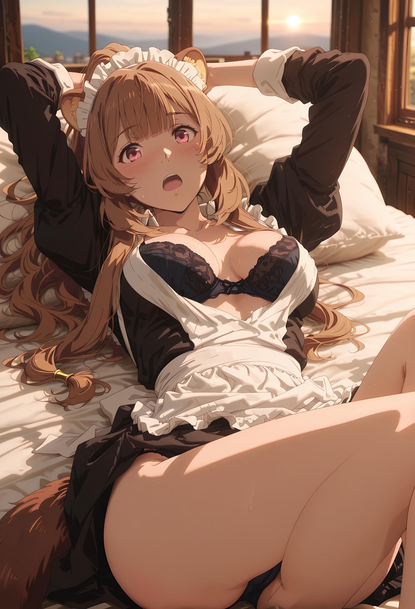 Cô Gái Anime Tạo Bởi AI - [2D] 拉芙塔莉雅 Raphtalia (盾之勇者成名录) Nô Lệ Gái Khổng Lồ Tóc Nâu, Tai Thú, Ngực Khủng, Đuôi Quấn Quanh, Không Chỉnh Sửa 189P