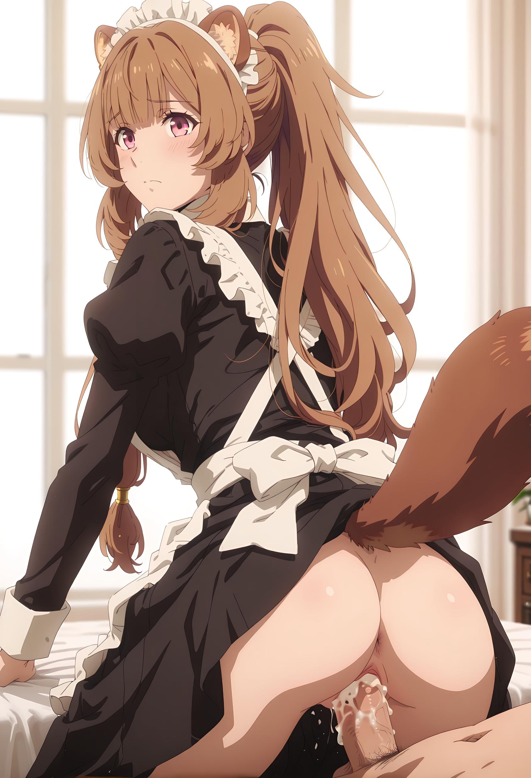สาวอนิเมะ AI - [2D] ราฟทาเลีย (盾之勇者成名录) สาวทาสหูสัตว์ผมสีน้ำตาล ขายาวเปิดเป้า 189P
