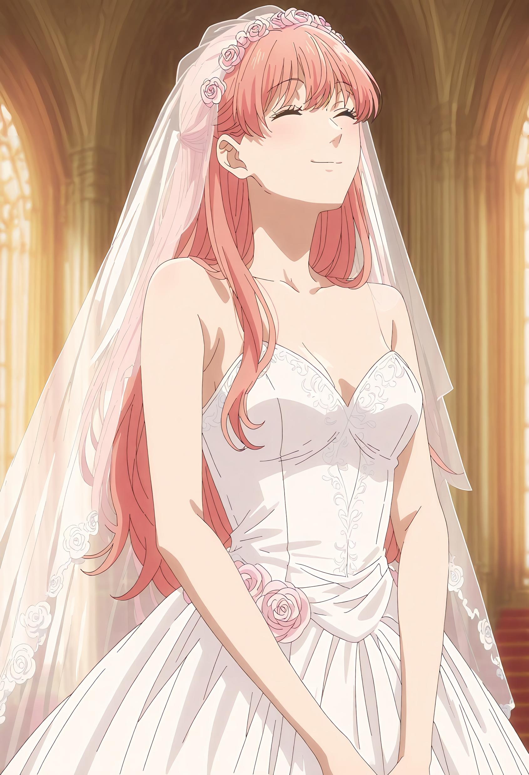 Cô Gái Anime Tạo Bởi AI - [2D] 桃濑成海 Narumi Momose (Wotakoi) Cô Nữ Sinh Tóc Đen Trong Đồng Phục, Tất Đen Mở, Gợi Cảm 37P