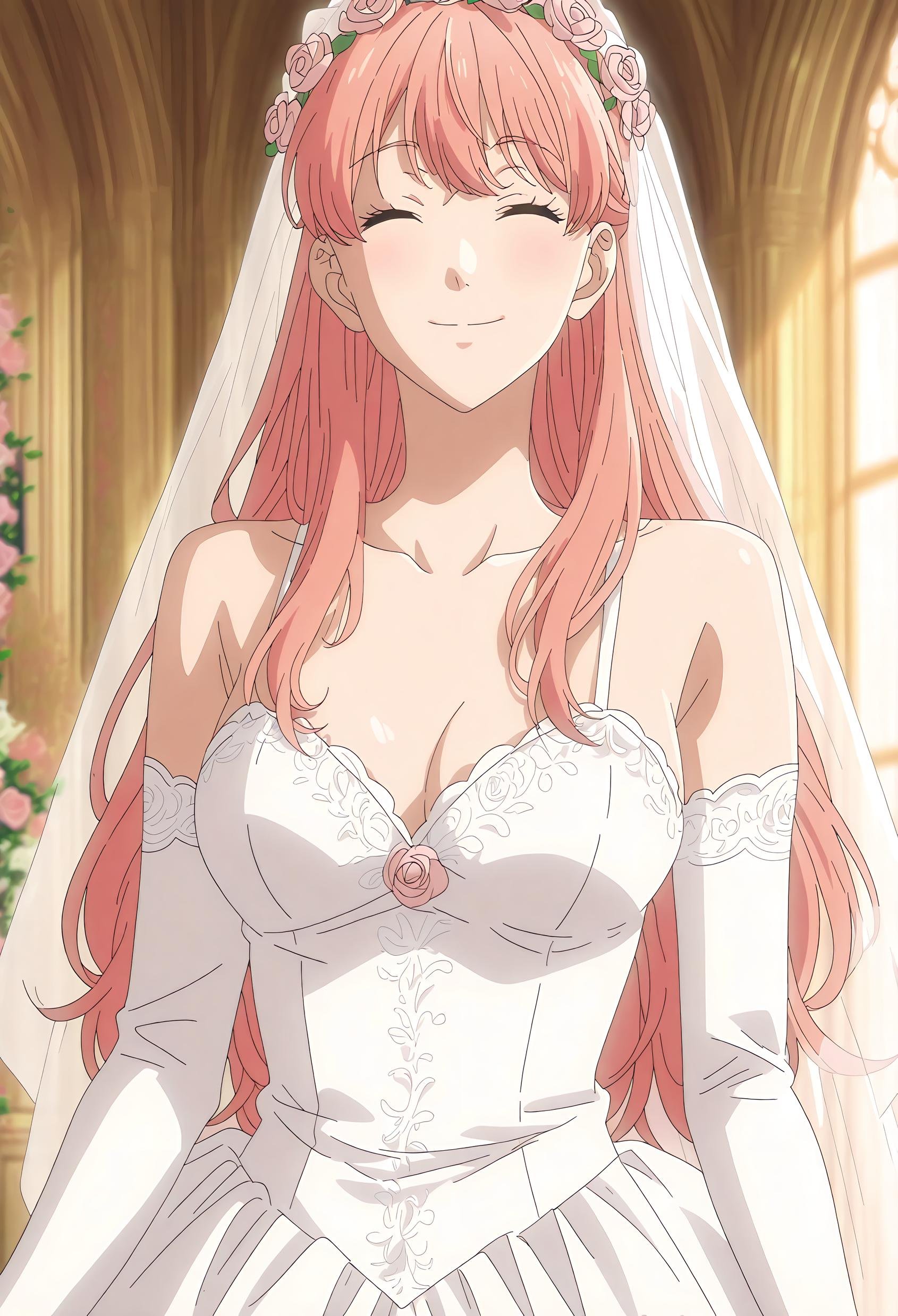 Cô Gái Anime Tạo Bởi AI - [2D] 桃濑成海 Narumi Momose (Wotakoi) Cô Nữ Sinh Tóc Đen Trong Đồng Phục, Tất Đen Mở, Gợi Cảm 37P