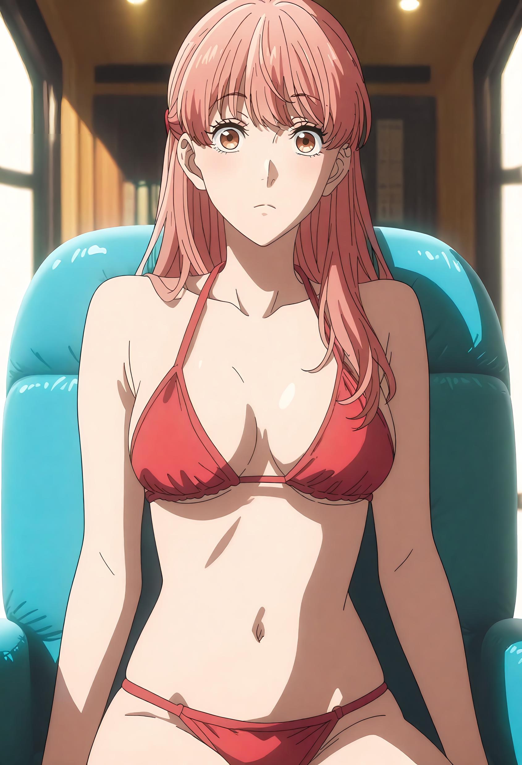 Cô Gái Anime Tạo Bởi AI - [2D] 桃濑成海 Narumi Momose (Wotakoi) Cô Nữ Sinh Tóc Đen Trong Đồng Phục, Tất Đen Mở, Gợi Cảm 37P