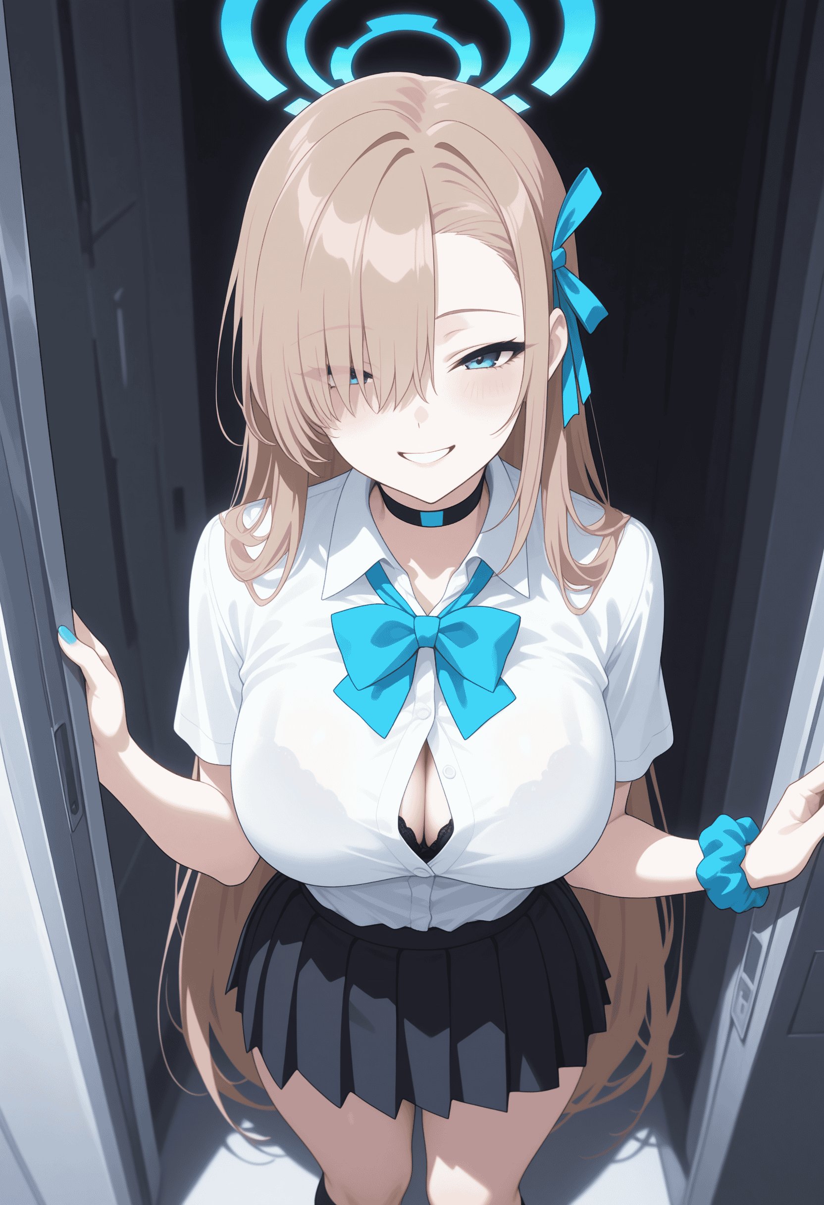 「AI生成アニメ少女 - [2.5D] 一之濑明日奈 金髪ウサギ娘 巨乳 黒スト開脚 肉感 極致無修正 196P」