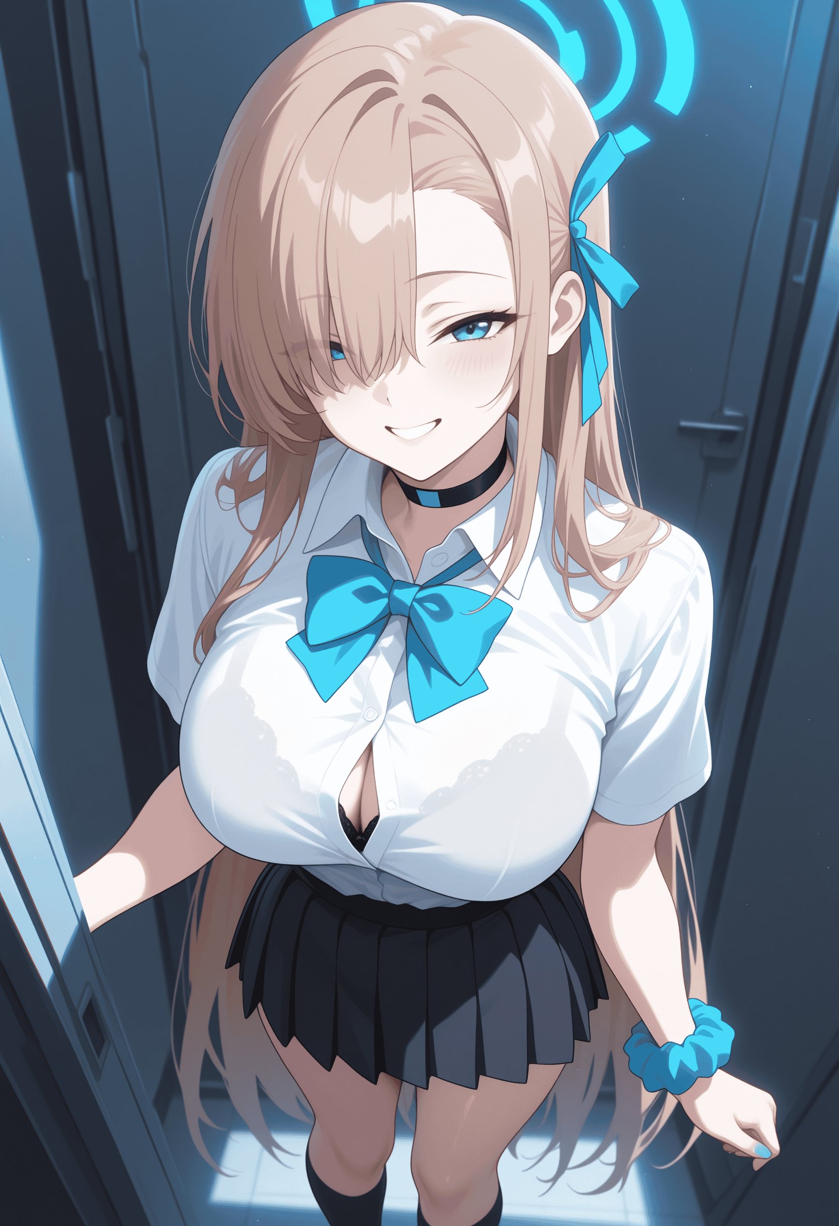 「AI生成アニメ少女 - [2.5D] 一之濑明日奈 金髪ウサギ娘 巨乳 黒スト開脚 肉感 極致無修正 196P」