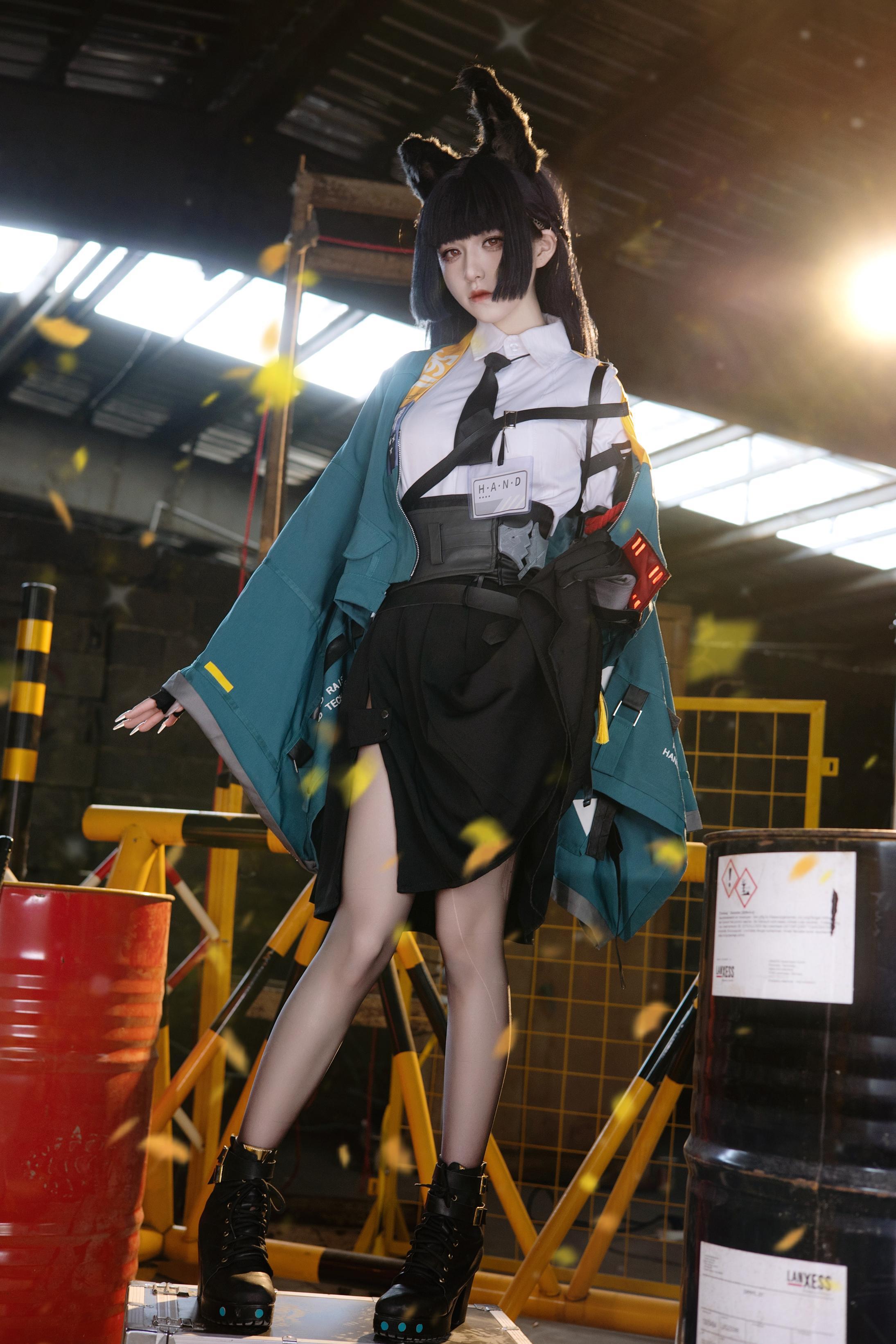 '[cosplay] Song Mộc Phù Tô - cos Sao Kiến Nhã: Thực Tế Tuyệt Đối Khu Không Ảo Sát Hồ Nương Tóc Đen Tai Hồ Rách Kimono Ngực Khủng Tất Đen Mở Đường Cực Kỳ Quyến Rũ Không Chỉnh Sửa 30P'