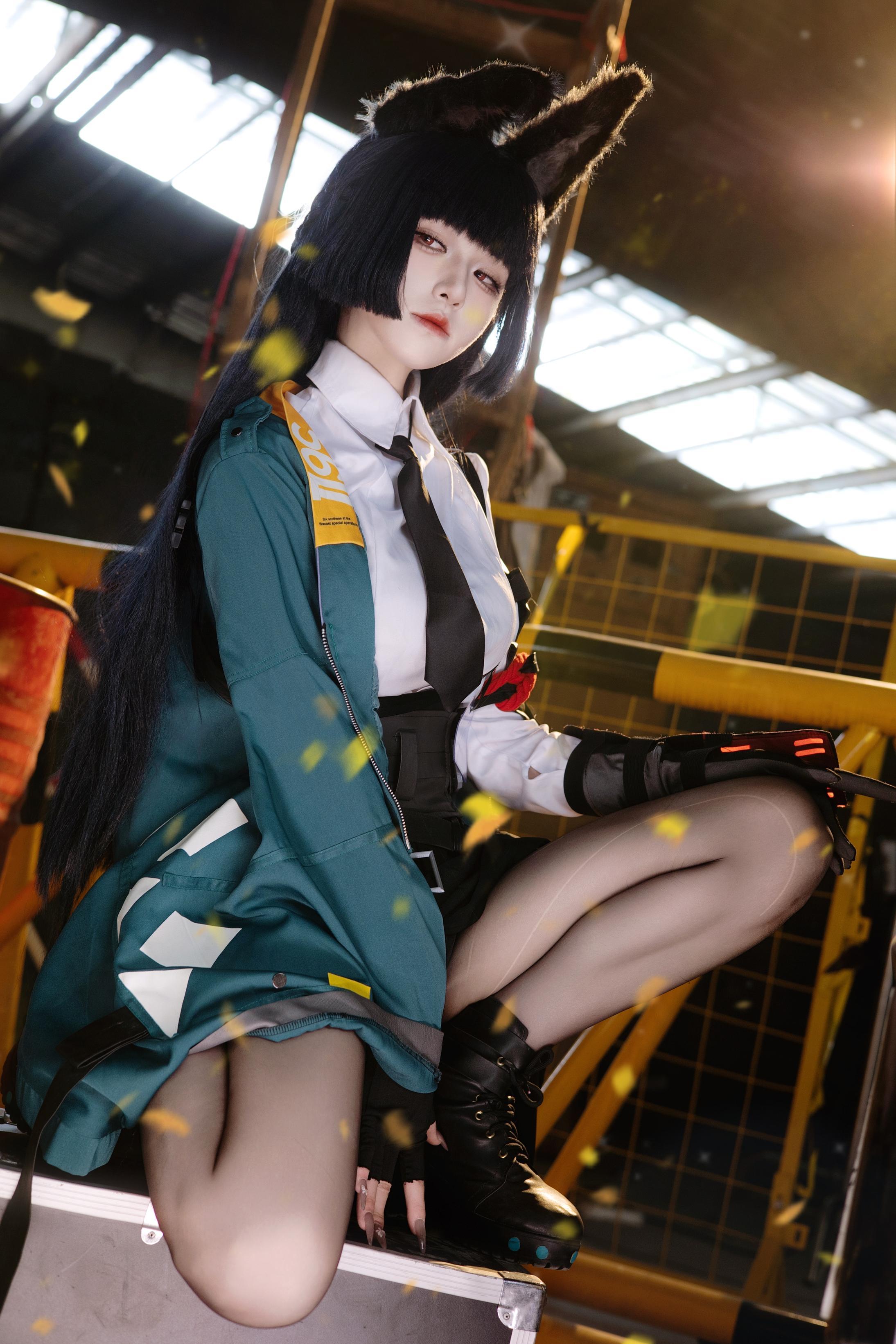 '[cosplay] Song Mộc Phù Tô - cos Sao Kiến Nhã: Thực Tế Tuyệt Đối Khu Không Ảo Sát Hồ Nương Tóc Đen Tai Hồ Rách Kimono Ngực Khủng Tất Đen Mở Đường Cực Kỳ Quyến Rũ Không Chỉnh Sửa 30P'