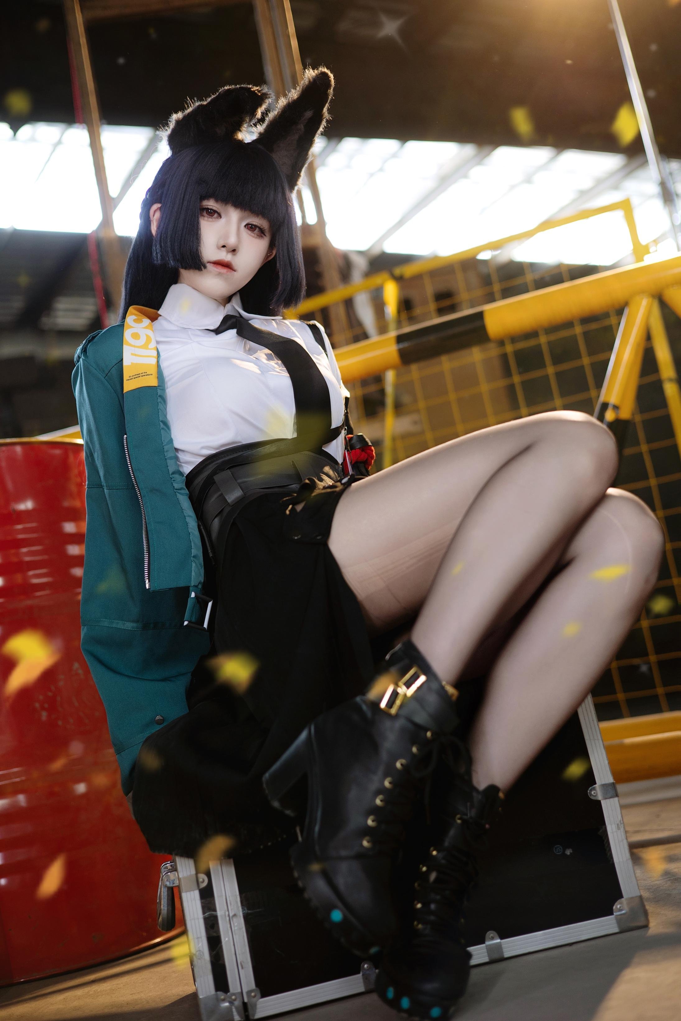'[cosplay] Song Mộc Phù Tô - cos Sao Kiến Nhã: Thực Tế Tuyệt Đối Khu Không Ảo Sát Hồ Nương Tóc Đen Tai Hồ Rách Kimono Ngực Khủng Tất Đen Mở Đường Cực Kỳ Quyến Rũ Không Chỉnh Sửa 30P'