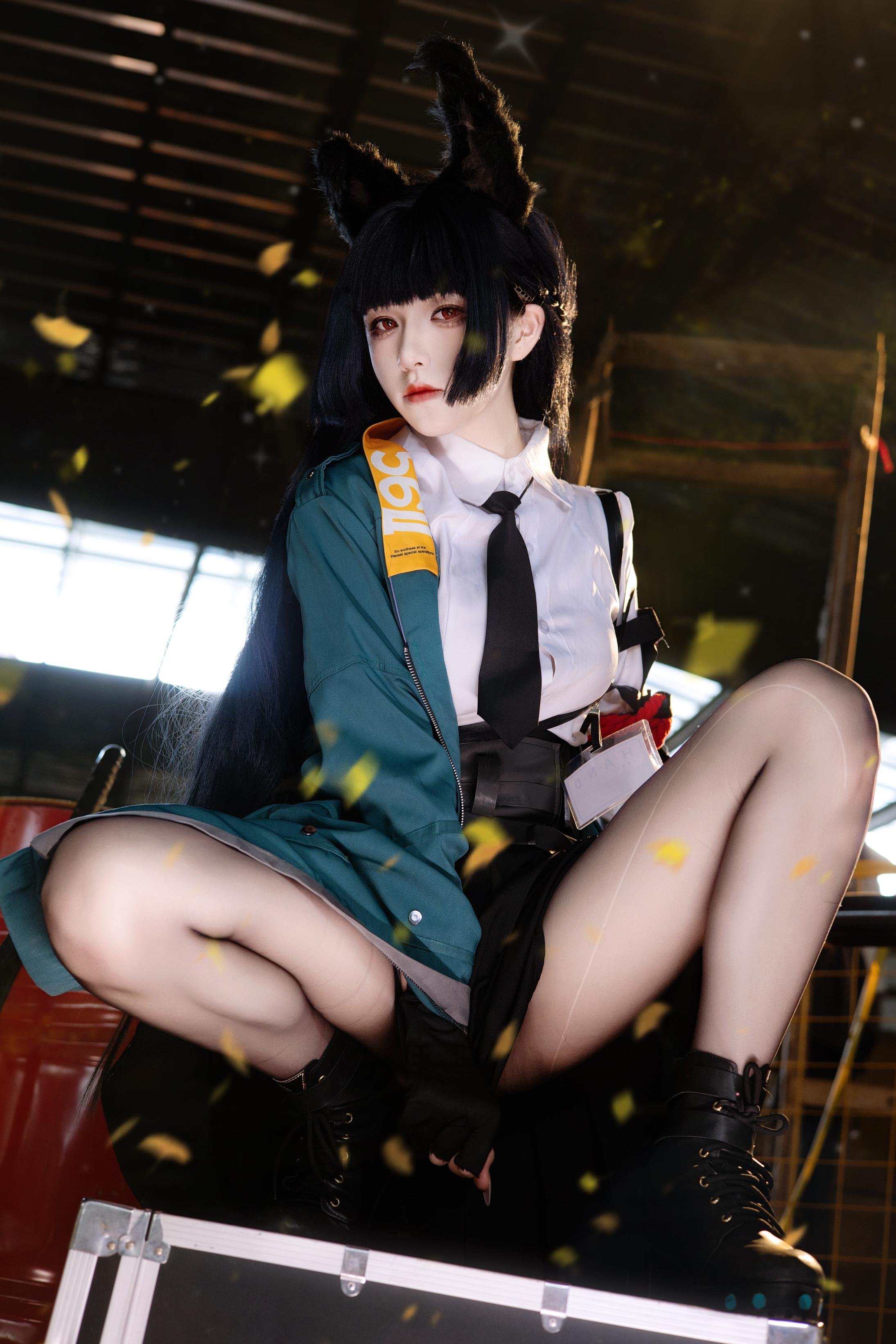 '[cosplay] Song Mộc Phù Tô - cos Sao Kiến Nhã: Thực Tế Tuyệt Đối Khu Không Ảo Sát Hồ Nương Tóc Đen Tai Hồ Rách Kimono Ngực Khủng Tất Đen Mở Đường Cực Kỳ Quyến Rũ Không Chỉnh Sửa 30P'