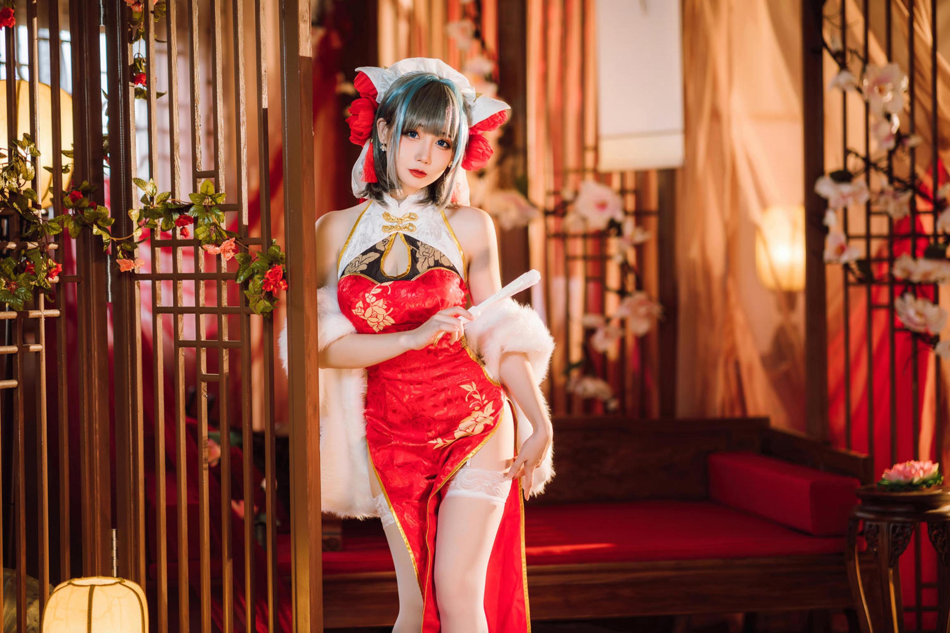 '[cosplay] Mê Mê Than - cos Cheshire: Người Thật Thực Tế Bích Lam Hàng Tuyến Mèo Nữ Tóc Bạc Tai Mèo Xé Áo Dài Ngực Khủng Tất Trắng Mở Đường Cực Độ Quyến Rũ Sa Ngã Không Chỉnh Sửa 29P'