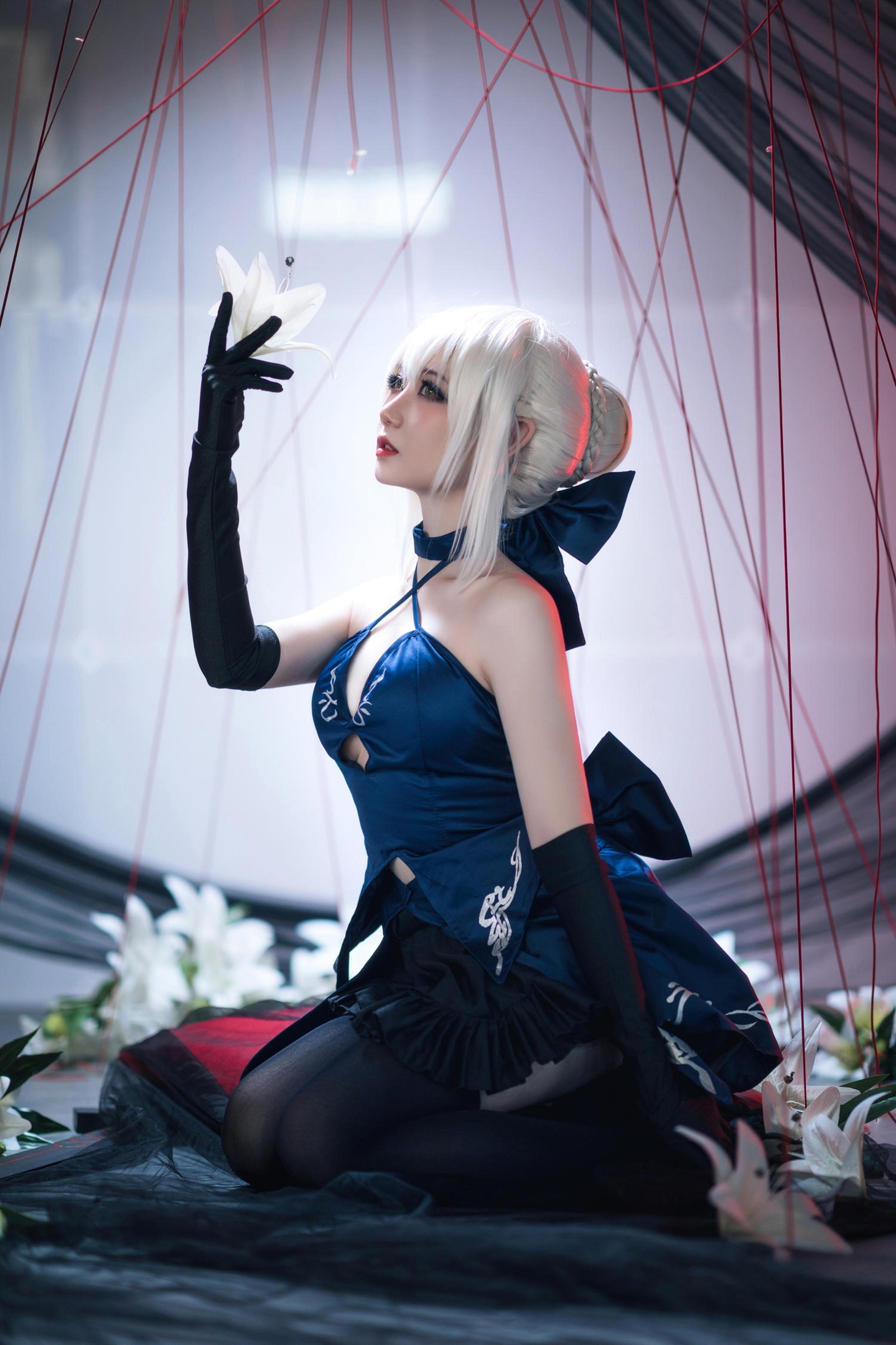 「[コスプレ] 焖焖碳 - コス 黒ジャンヌ：リアルな黒化復讐者ドラゴン娘、旗袍を裂く巨乳黒ストッキング、究極の堕落無修正調教 72P」