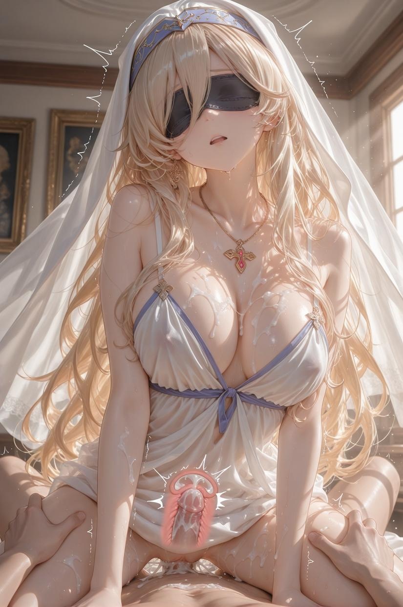 AI Porn - Celistria 金髪修道女 AIアダルトギャラリー 265P