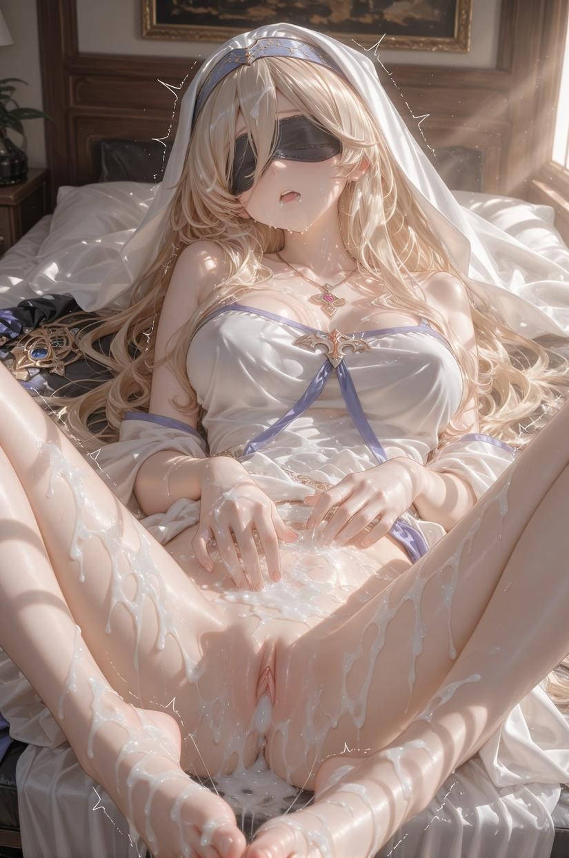 AI Porn - Celistria 금발 수녀 AI 성인 갤러리 265P