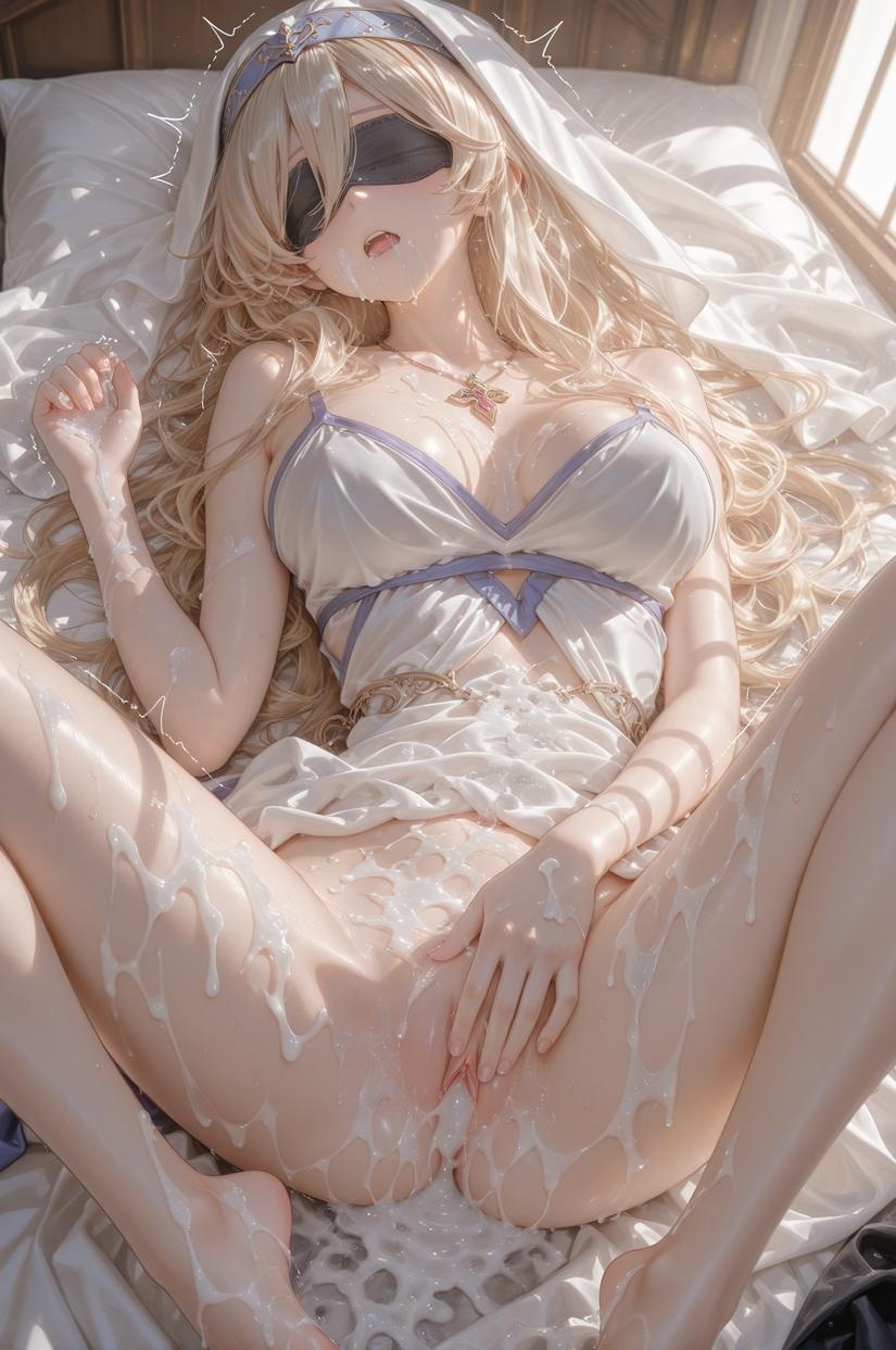 AI Porn - Celistria แม่ชีผมทอง AI adult 265P