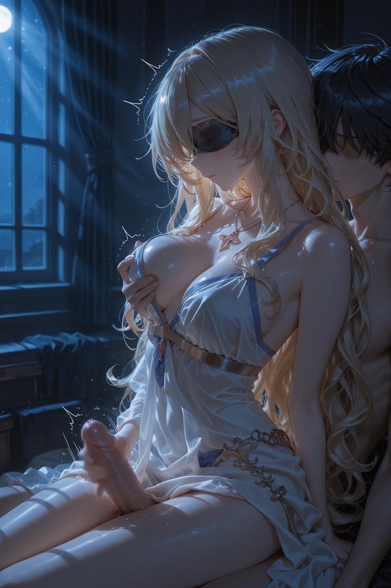 AI Porn - Celistria 金发修女束缚 AI 图库 265P