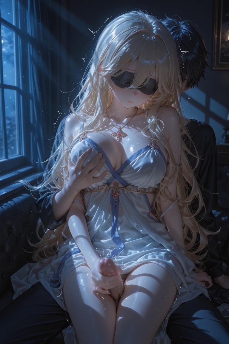 AI Porn - Celistria 金发修女束缚 AI 图库 265P