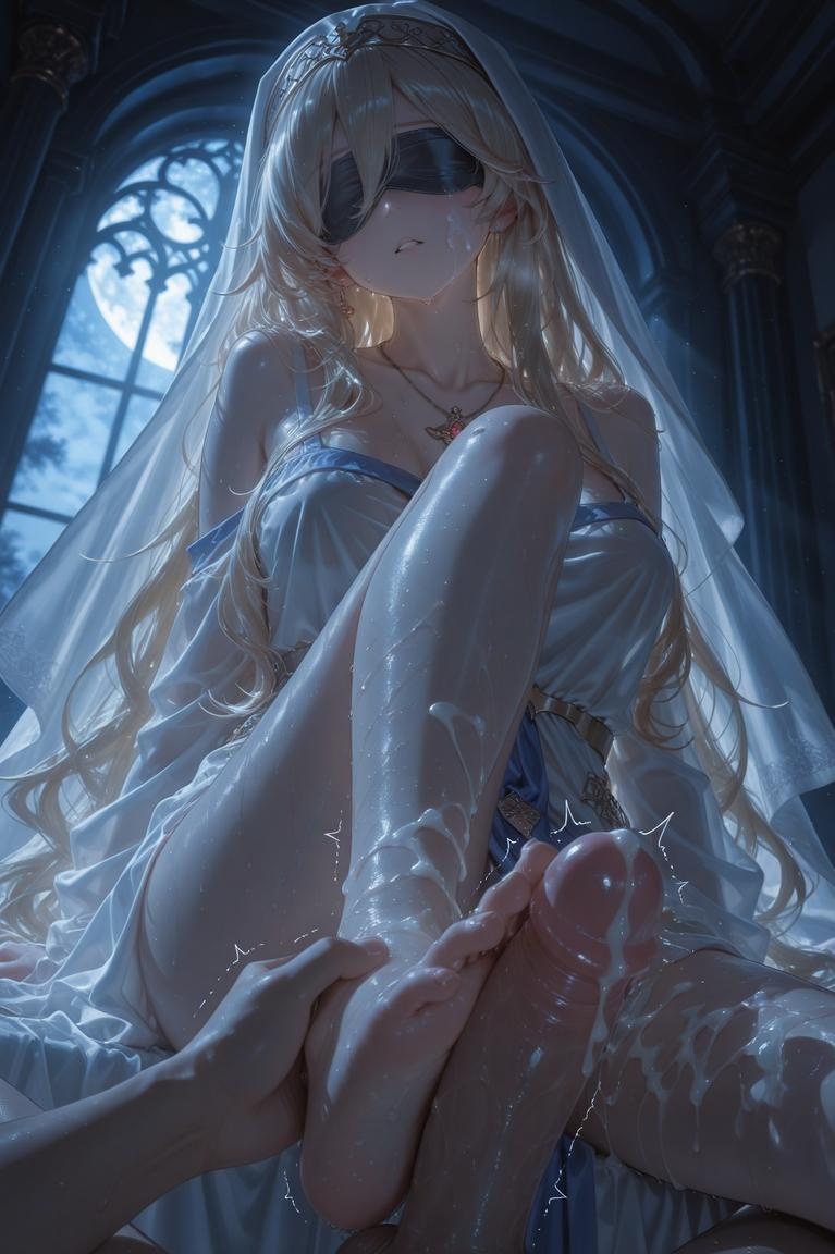 AI Generated Porn - Celistria Blonde Nun Bondage AI Gallery 265P