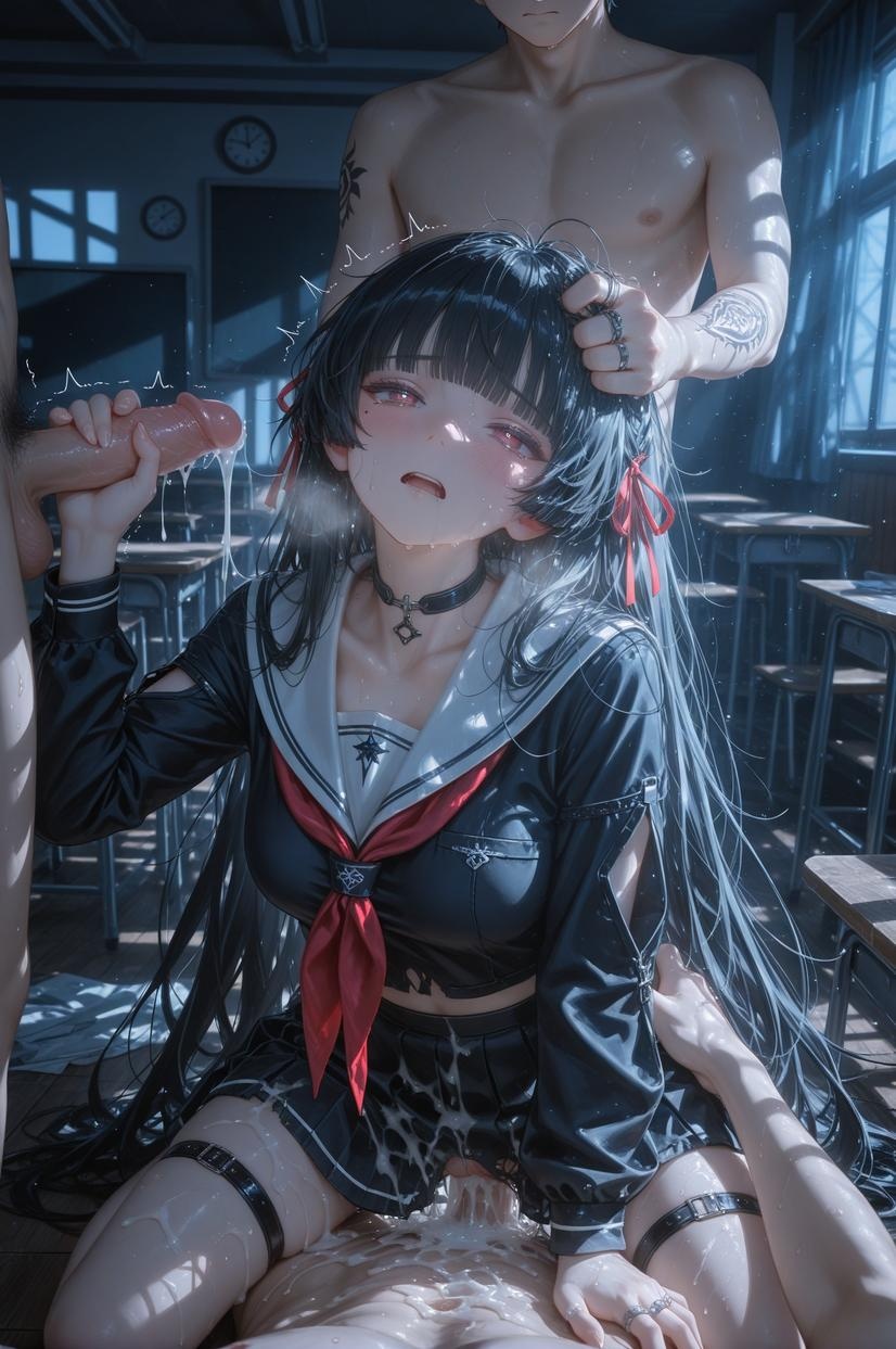 AI生成アニメ少女 - [2D] 朽叶千咲Chisa1：Celistria棕色長髪巨乳多キャラ 学生看護師メイドバニー透明薄手エプロン開脚誘惑 140P
