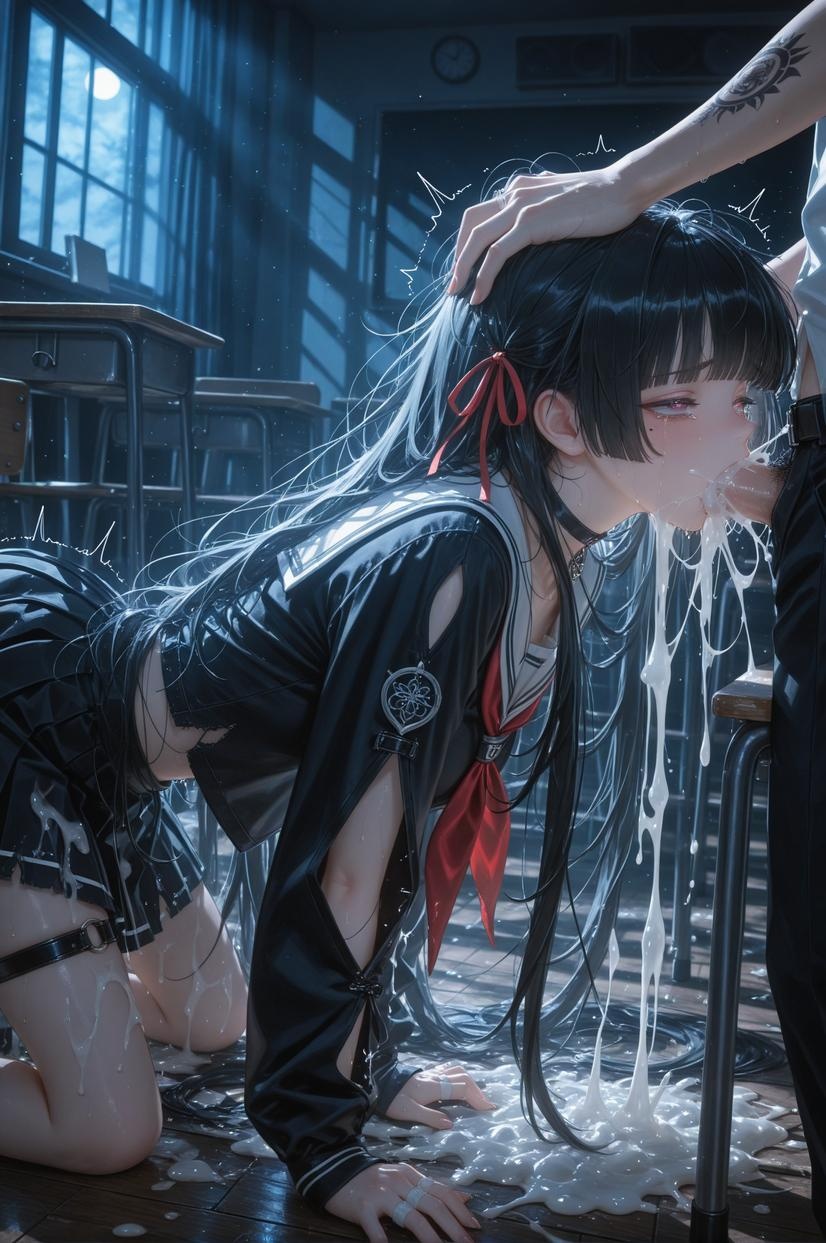 AI生成アニメ少女 - [2D] 朽叶千咲Chisa1：Celistria棕色長髪巨乳多キャラ 学生看護師メイドバニー透明薄手エプロン開脚誘惑 140P