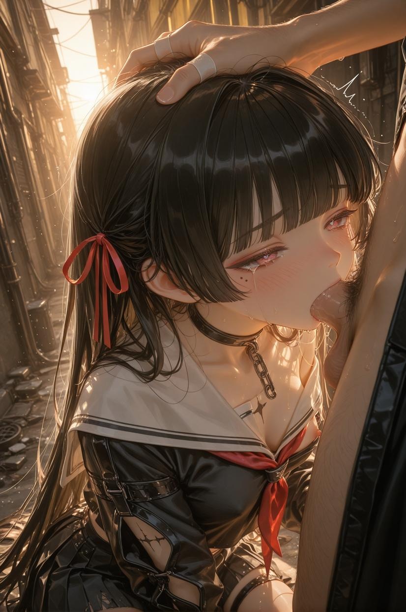 AI生成動漫女孩 - [2D] 朽葉千咲Chisa2：Celistria棕色長髮巨乳多角色 學生護士女僕兔郎透明薄紗 裸圍裙開檔誘惑 155P