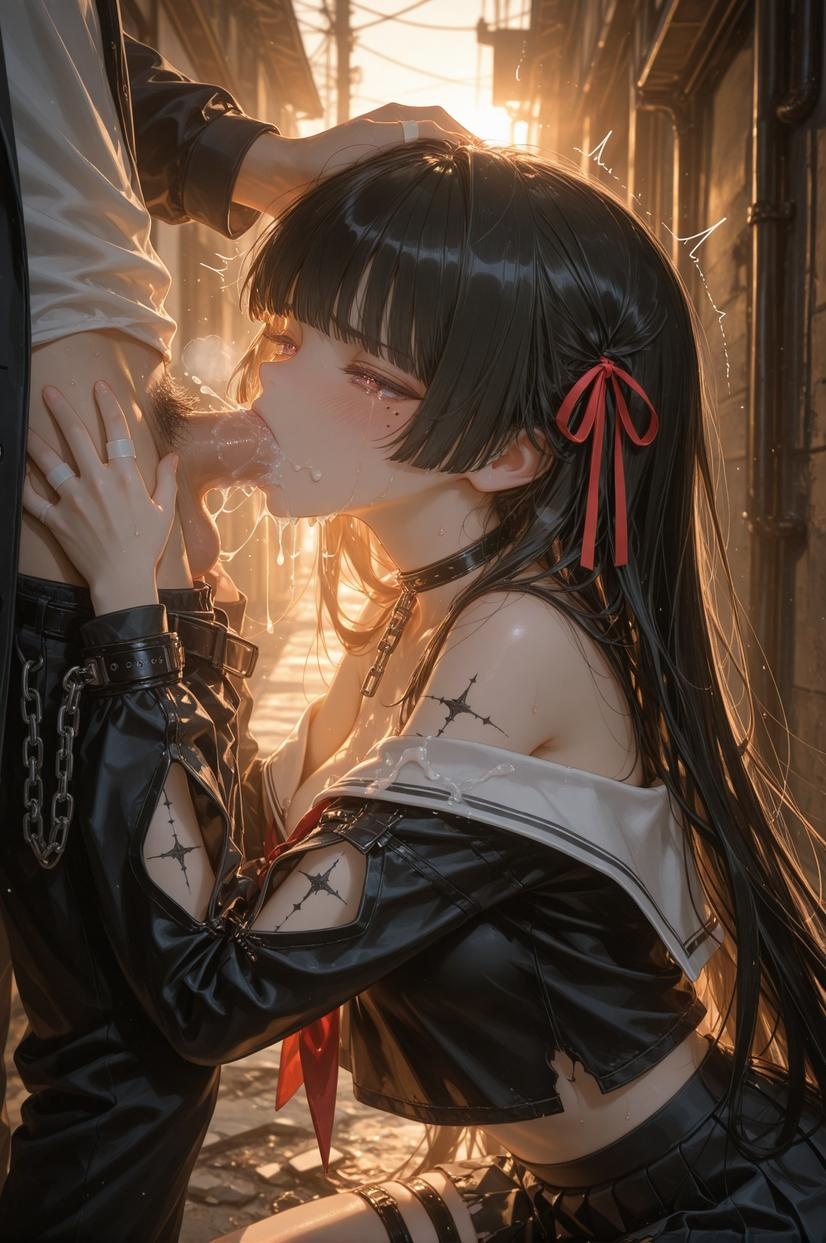 AI生成動漫女孩 - [2D] 朽葉千咲Chisa2：Celistria棕色長髮巨乳多角色 學生護士女僕兔郎透明薄紗 裸圍裙開檔誘惑 155P
