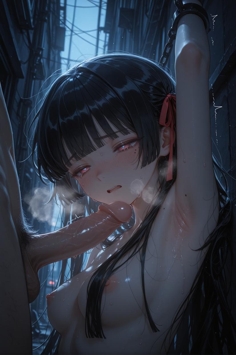 AI 생성 애니메이션 소녀 - [2D] 朽叶千咲Chisa2：Celistria 갈색 긴머리 대가슴 다채로운 캐릭터 학생 간호사 메이드 토끼랑 투명 얇은 천 나체 앞치마 유혹 155P