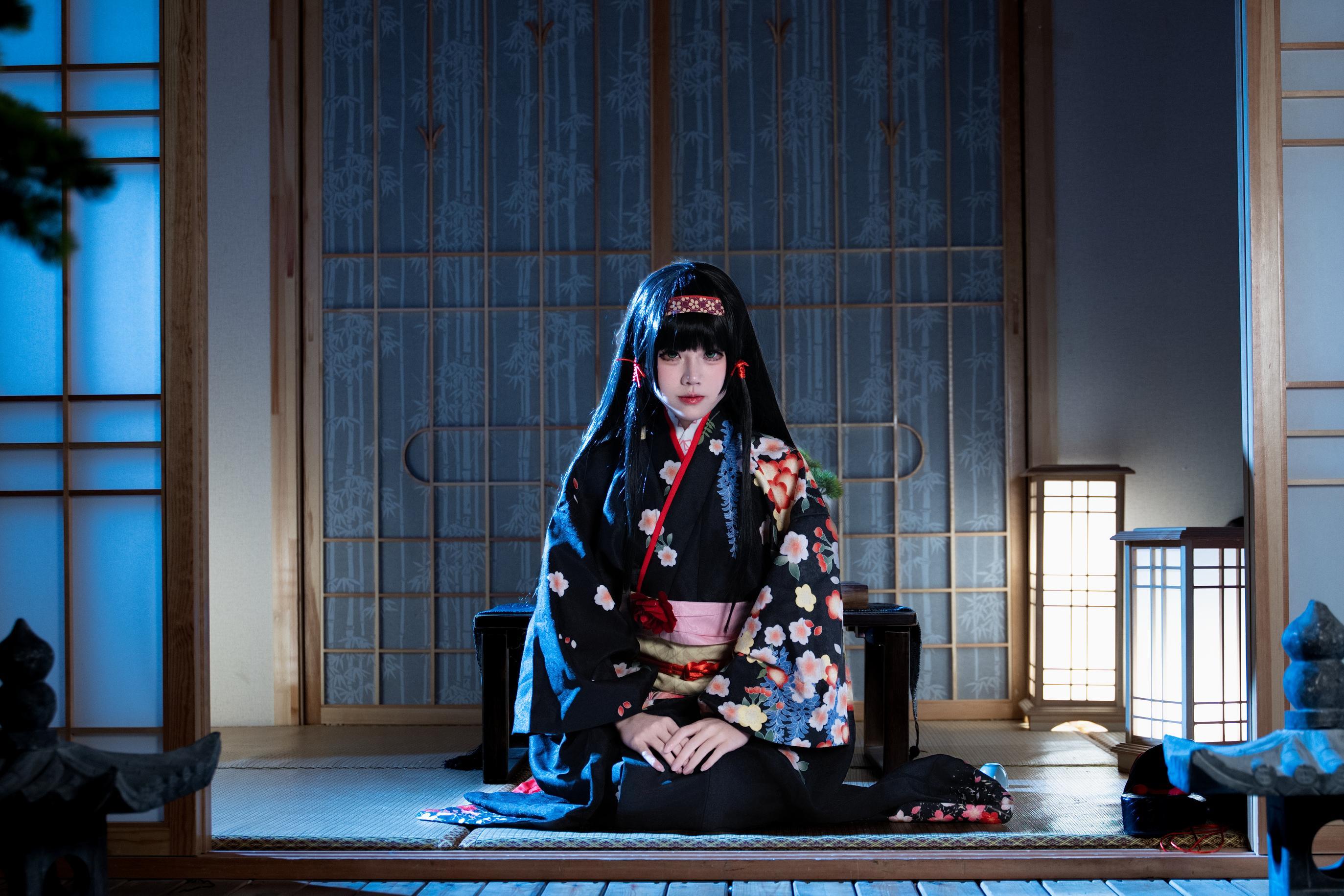 costume hóa trang] 清水凪 - [thực tế] cos 莲华: mèo cô nàng tai thú tóc trắng, ngực khủng, tất đen, ướt át, xuyên thấu 62P