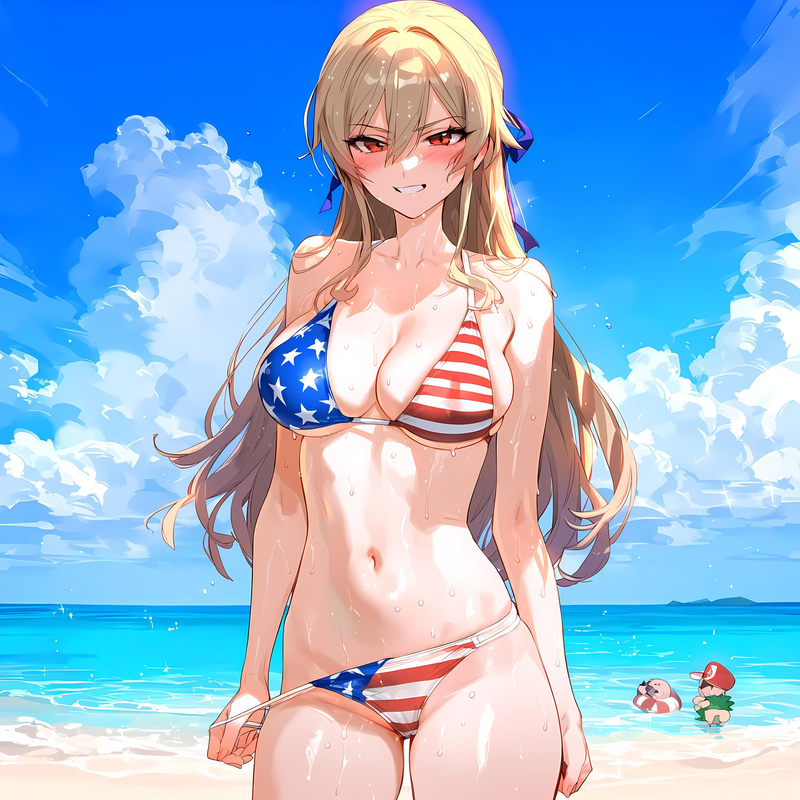 AI生成アニメ少女 - Furen：粉色の長髪、巨乳、多キャラクター 学生、ナース、メイド、ウサギ、体操服、レザー、透明な裸エプロン、開脚誘惑 75P