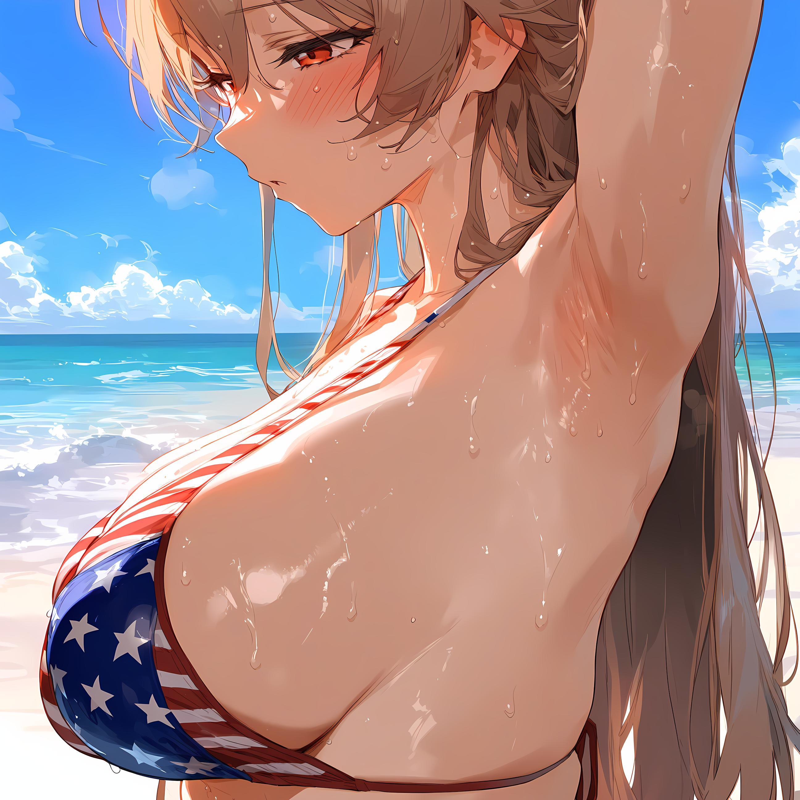 AI生成アニメ少女 - Furen：粉色の長髪、巨乳、多キャラクター 学生、ナース、メイド、ウサギ、体操服、レザー、透明な裸エプロン、開脚誘惑 75P