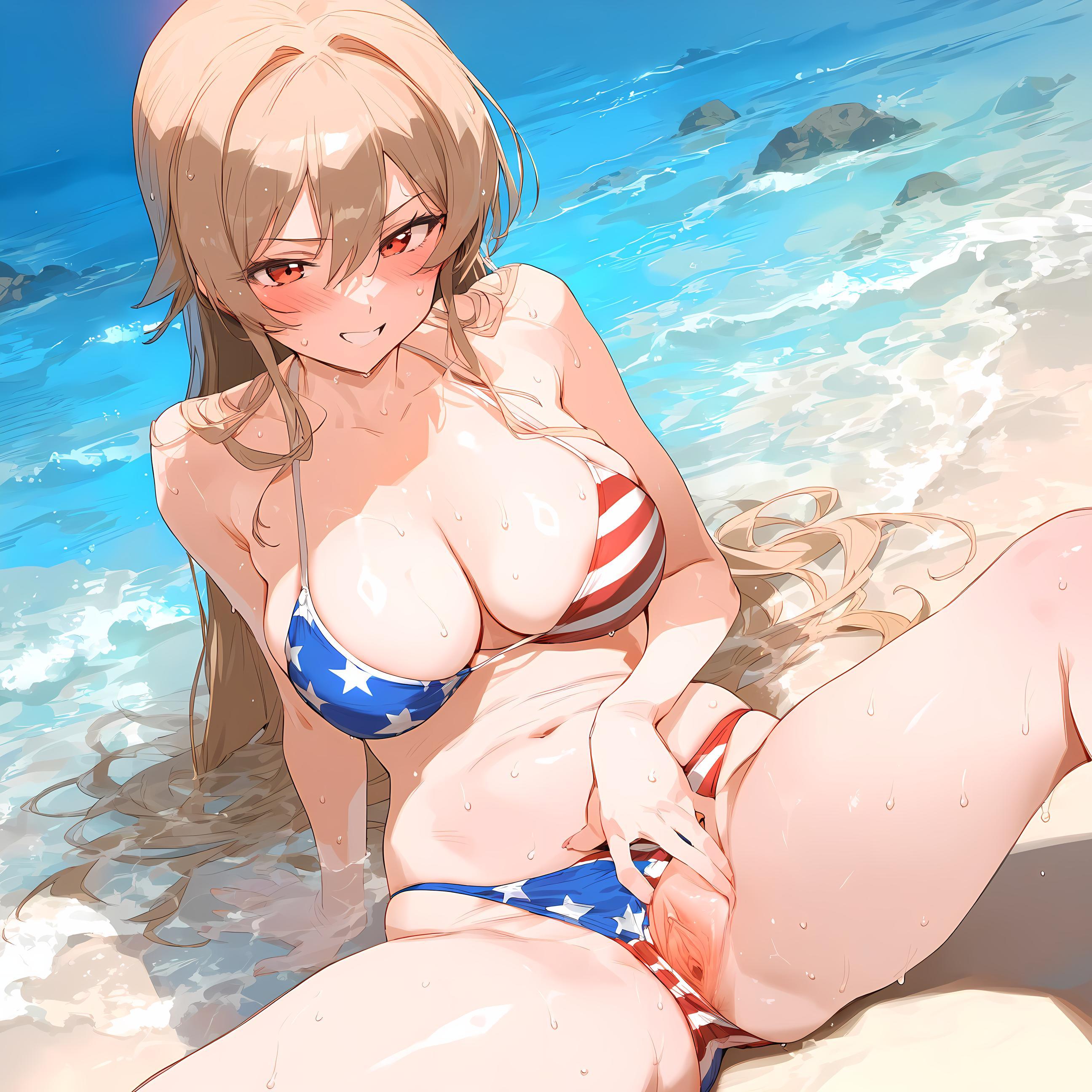 AI生成アニメ少女 - Furen：粉色の長髪、巨乳、多キャラクター 学生、ナース、メイド、ウサギ、体操服、レザー、透明な裸エプロン、開脚誘惑 75P