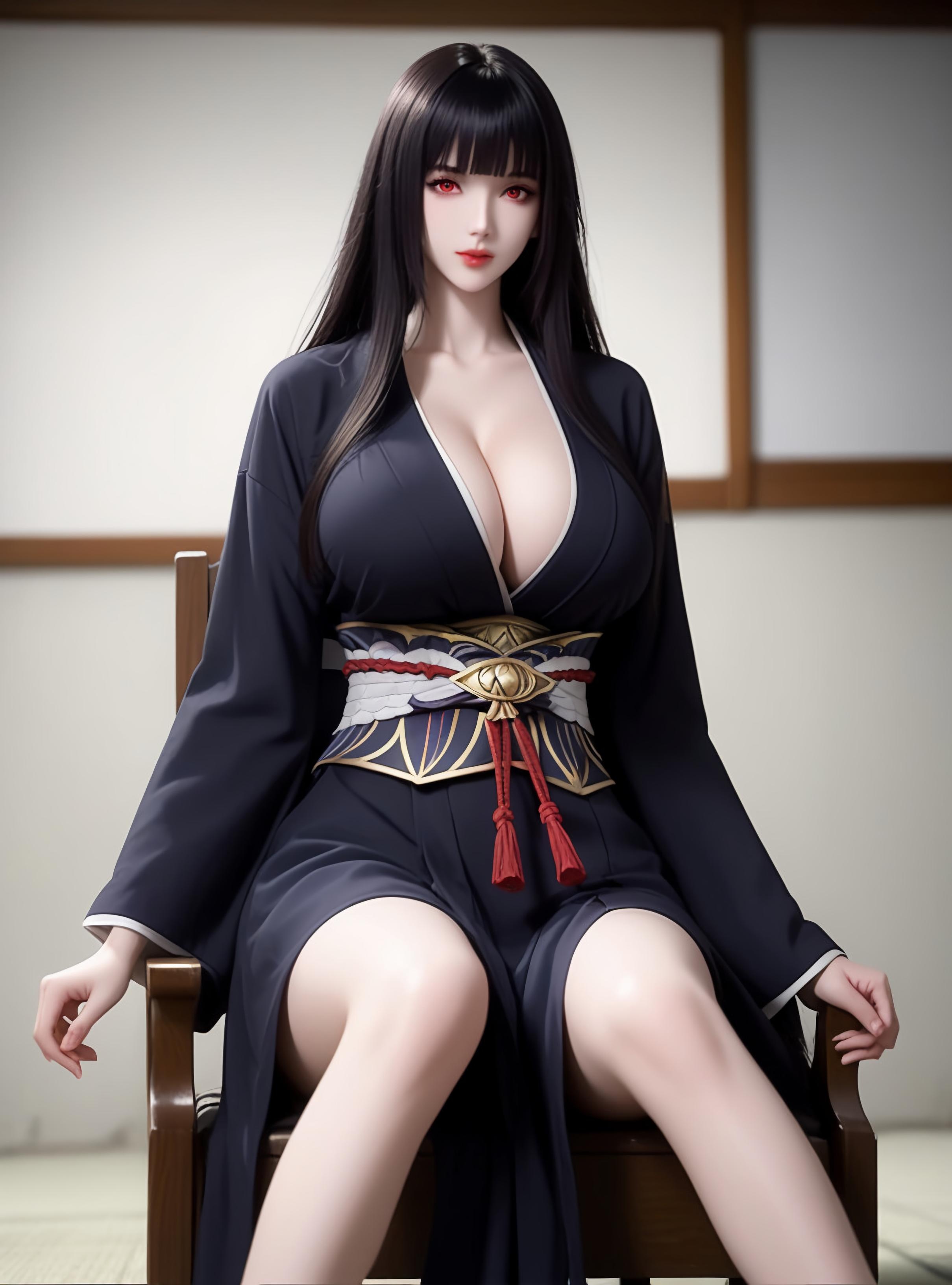 Cô Gái Anime Tạo Bởi AI - Glass: Tóc Đen Ngắn, Ngực Lớn, Nhiều Nhân Vật, Sinh Viên Y Tế, Người Hầu, Trang Phục Thể Thao, Áo Da, Tạp Dề Trong Suốt, Quyến Rũ 83P