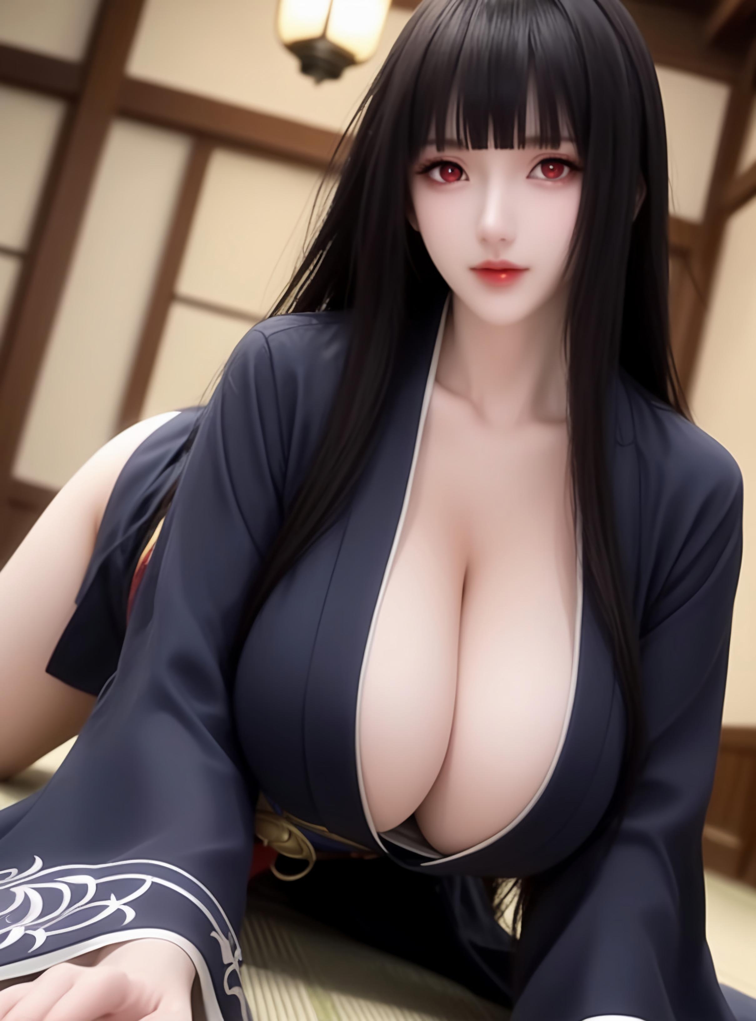 Cô Gái Anime Tạo Bởi AI - Glass: Tóc Đen Ngắn, Ngực Lớn, Nhiều Nhân Vật, Sinh Viên Y Tế, Người Hầu, Trang Phục Thể Thao, Áo Da, Tạp Dề Trong Suốt, Quyến Rũ 83P
