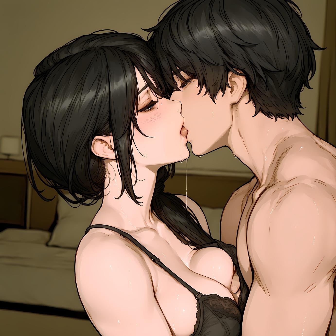 AI生成アニメ少女 - 重島春恵：ピンク短髪巨乳多キャラ 学生看護師メイドウサギ体操服皮革透明裸エプロン 開脚誘惑 54P