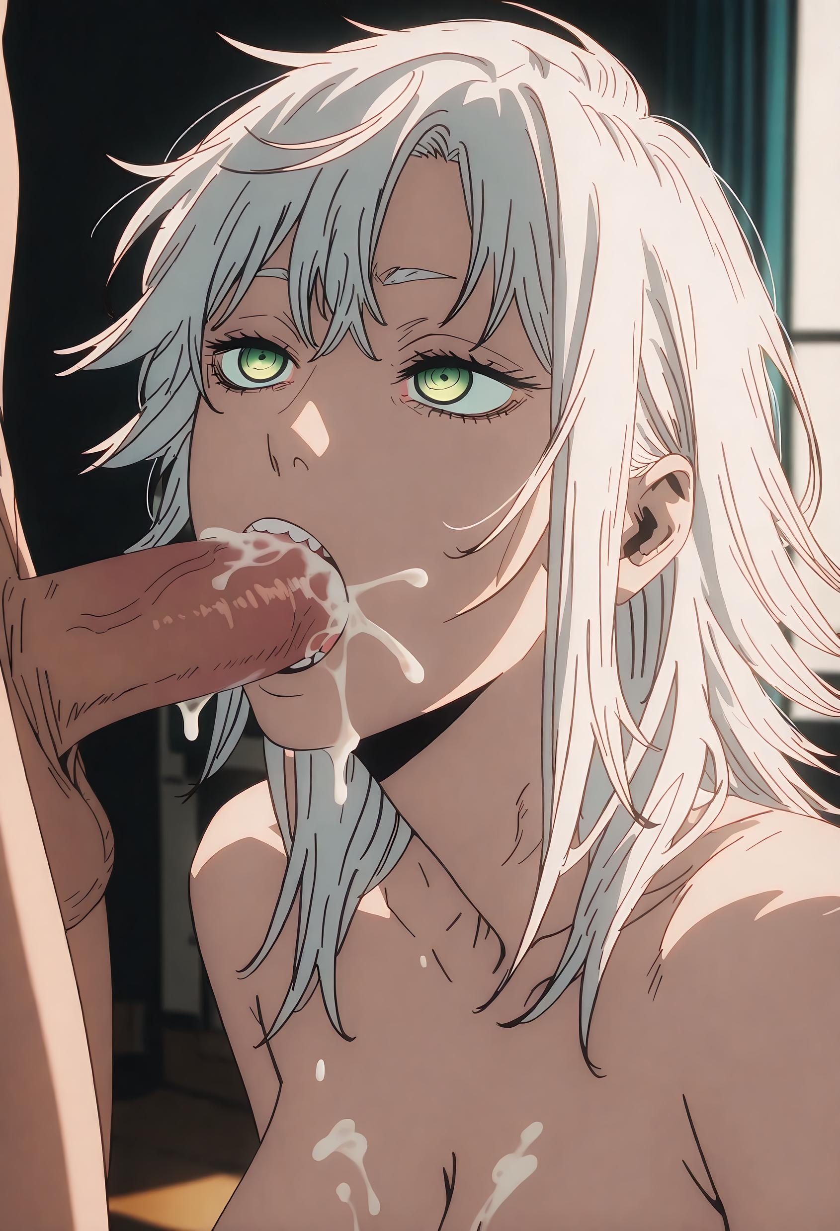 Cô Gái Anime Tạo Ra Bằng AI - Fami: Nhân Vật Quỷ Dễ Thương Trong Chainsaw Man Với Da Trắng Mịn Và Hình Thể Quyến Rũ 71P