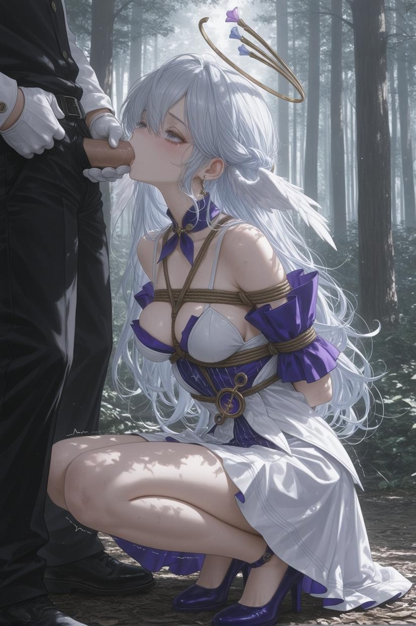 AI生成動漫女孩 - Robin：濕身白虎露穴撩人姿勢性感誘惑 152P