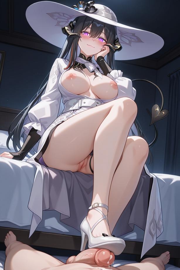「AI生成アニメ少女 - ダリア：美胸湿潤 蕾絲下着の魅惑的ポーズ 63P」