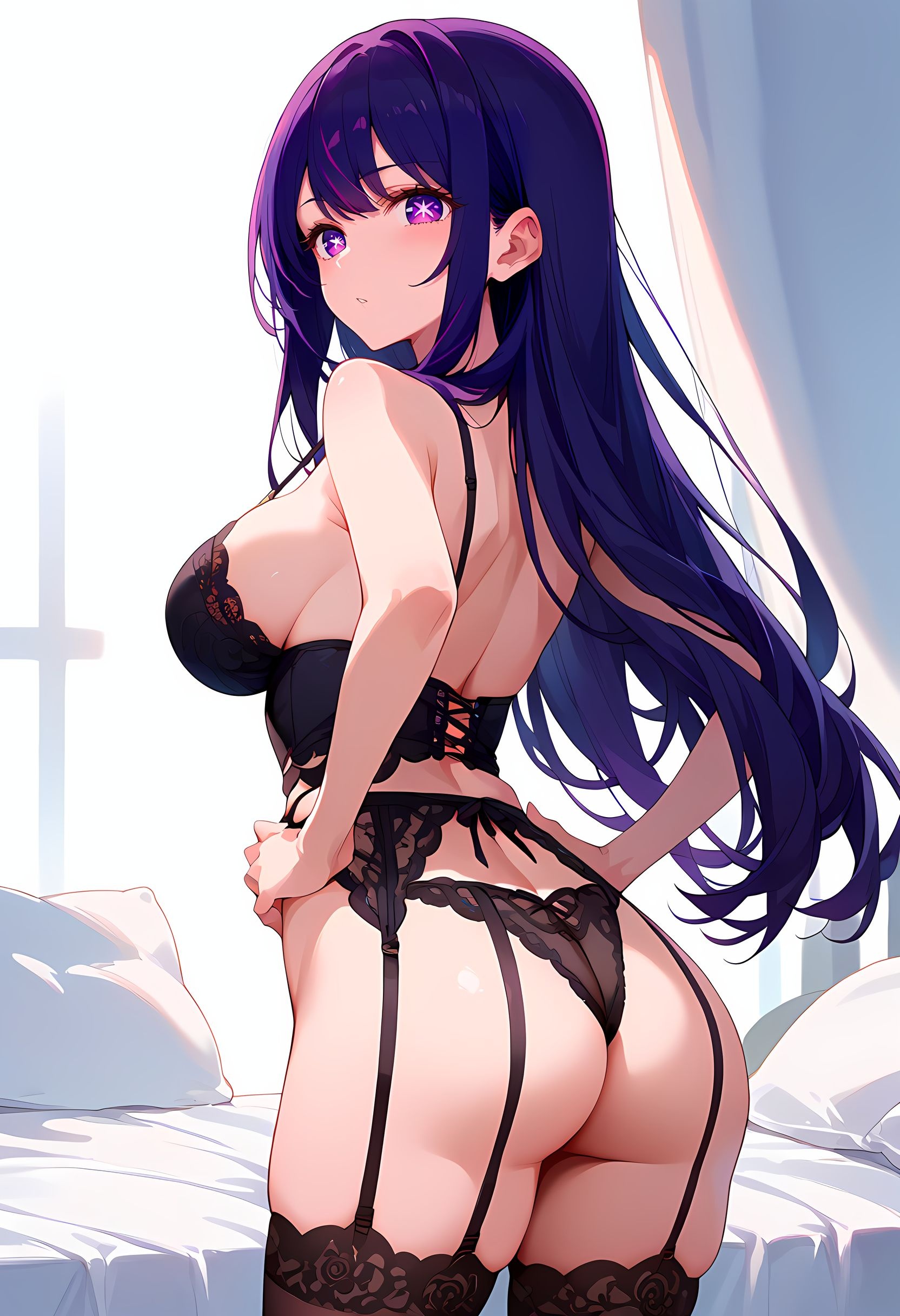 AI生成アニメ少女 - YuiFantasy：多キャラ美胸完璧カーブ 蕾絲下着の魅惑ポーズ 291P