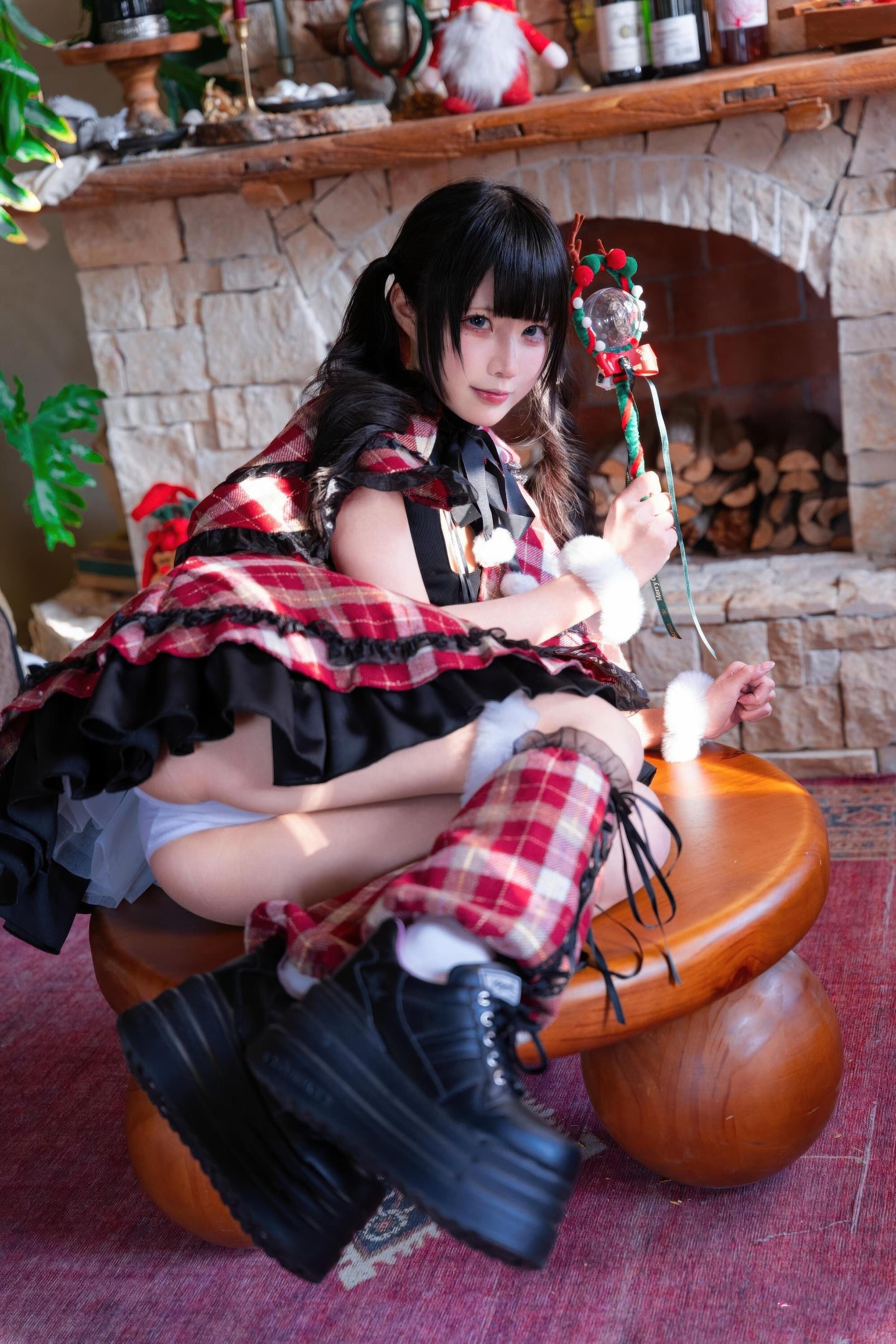 costume hóa trang] Shimizu Nagi - Giáng Sinh·Ngày và Đêm: Chụp Ảnh Chủ Đề Giáng Sinh Với Hai Bối Cảnh Ngày và Đêm, Sự Chuyển Đổi Không Gian và Ánh Sáng Tạo Nên Cảm Nhận Khác Biệt, Tinh Thần Lễ Hội và Tính Cách Nhân Vật Hòa Quyện Hoàn Hảo 99P