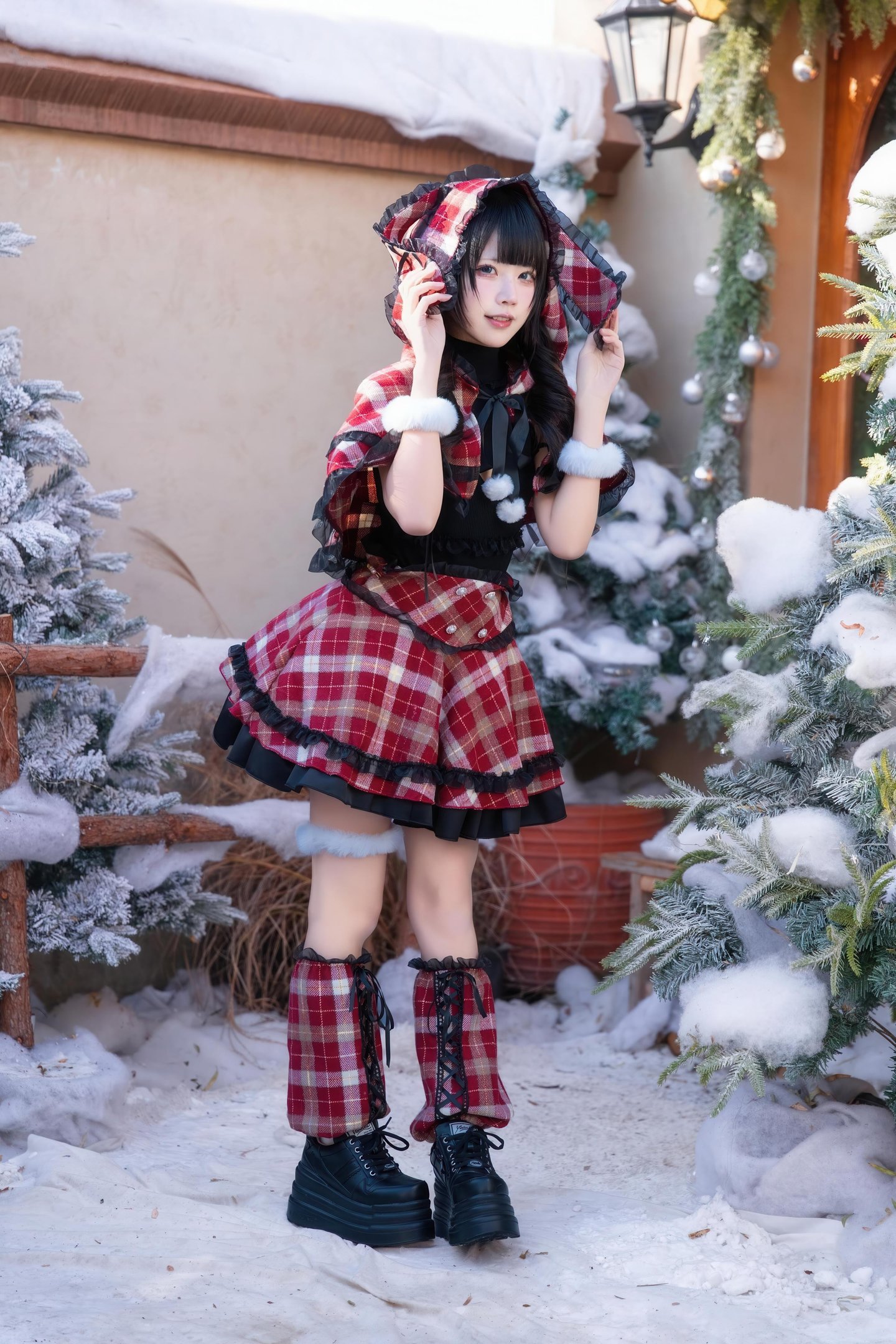 costume hóa trang] Shimizu Nagi - Giáng Sinh·Ngày và Đêm: Chụp Ảnh Chủ Đề Giáng Sinh Với Hai Bối Cảnh Ngày và Đêm, Sự Chuyển Đổi Không Gian và Ánh Sáng Tạo Nên Cảm Nhận Khác Biệt, Tinh Thần Lễ Hội và Tính Cách Nhân Vật Hòa Quyện Hoàn Hảo 99P