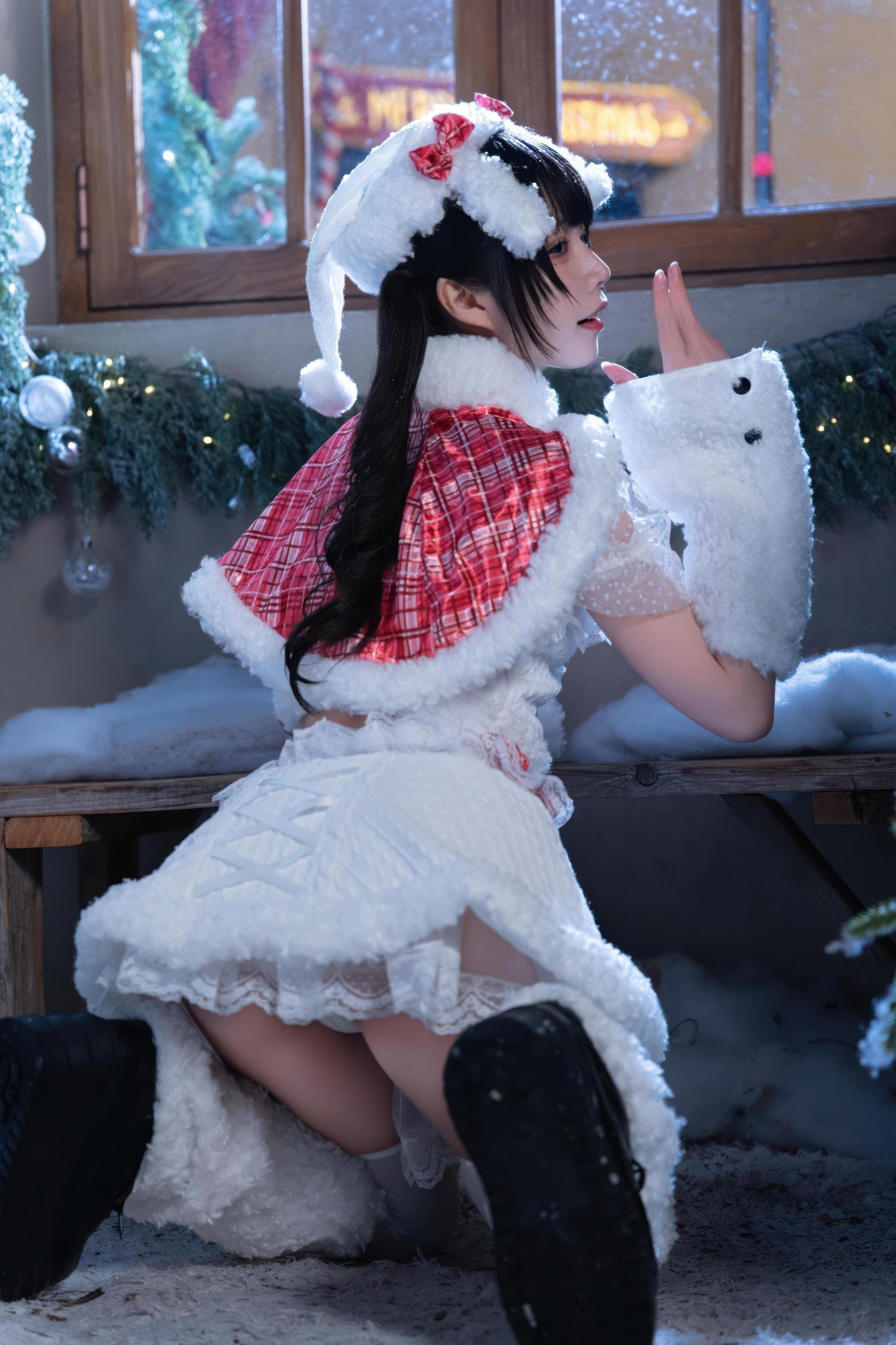costume hóa trang] Shimizu Nagi - Giáng Sinh·Ngày và Đêm: Chụp Ảnh Chủ Đề Giáng Sinh Với Hai Bối Cảnh Ngày và Đêm, Sự Chuyển Đổi Không Gian và Ánh Sáng Tạo Nên Cảm Nhận Khác Biệt, Tinh Thần Lễ Hội và Tính Cách Nhân Vật Hòa Quyện Hoàn Hảo 99P