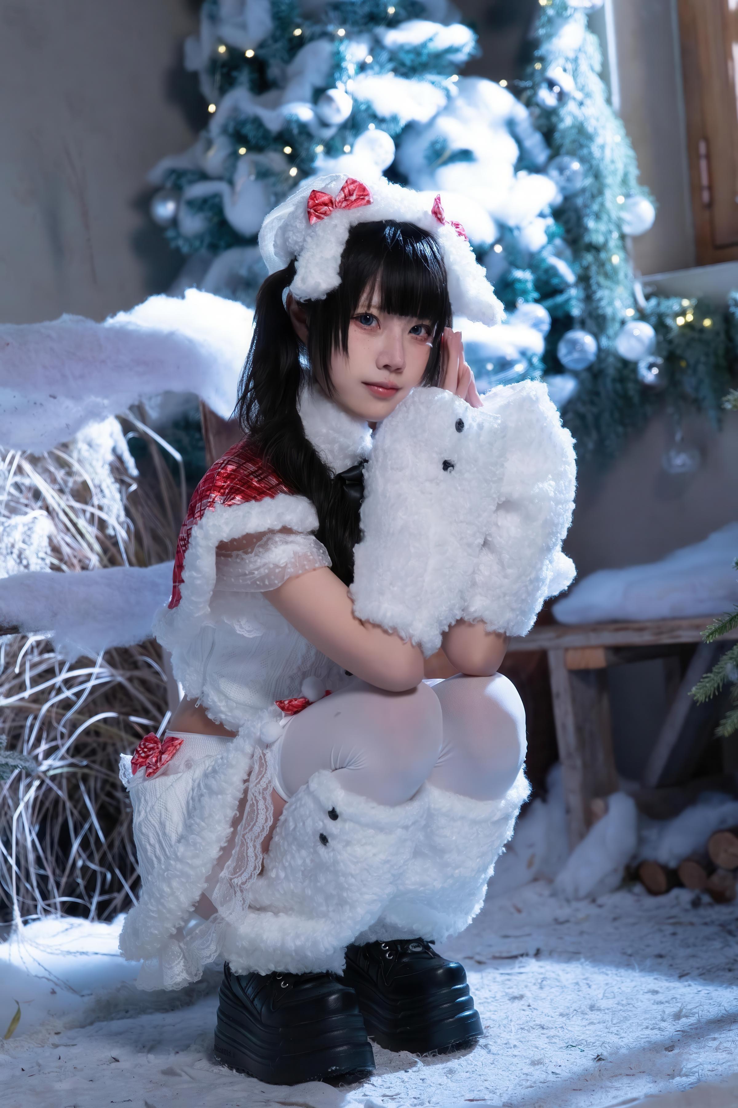 costume hóa trang] Shimizu Nagi - Giáng Sinh·Ngày và Đêm: Chụp Ảnh Chủ Đề Giáng Sinh Với Hai Bối Cảnh Ngày và Đêm, Sự Chuyển Đổi Không Gian và Ánh Sáng Tạo Nên Cảm Nhận Khác Biệt, Tinh Thần Lễ Hội và Tính Cách Nhân Vật Hòa Quyện Hoàn Hảo 99P