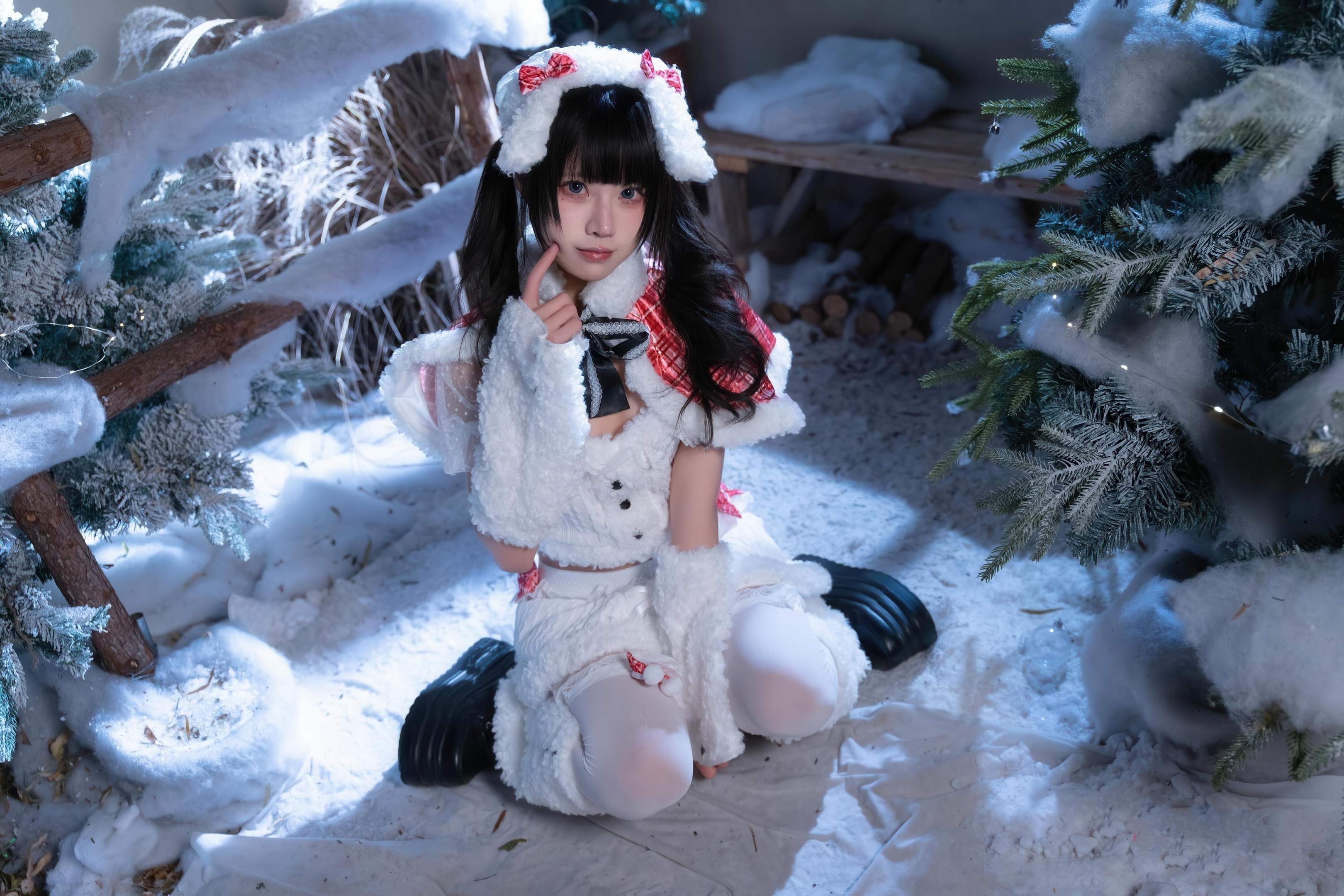 costume hóa trang] Shimizu Nagi - Giáng Sinh·Ngày và Đêm: Chụp Ảnh Chủ Đề Giáng Sinh Với Hai Bối Cảnh Ngày và Đêm, Sự Chuyển Đổi Không Gian và Ánh Sáng Tạo Nên Cảm Nhận Khác Biệt, Tinh Thần Lễ Hội và Tính Cách Nhân Vật Hòa Quyện Hoàn Hảo 99P