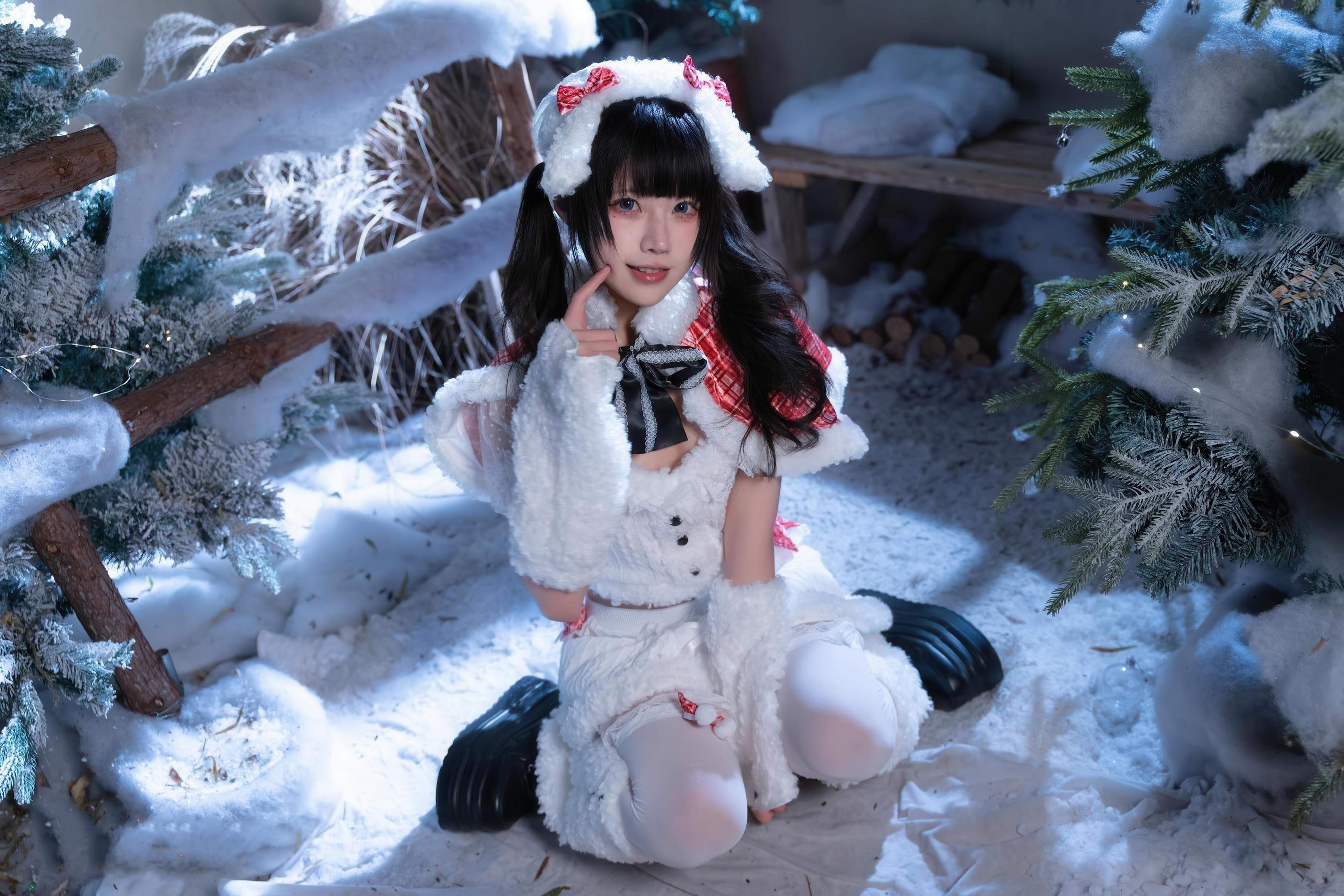 costume hóa trang] Shimizu Nagi - Giáng Sinh·Ngày và Đêm: Chụp Ảnh Chủ Đề Giáng Sinh Với Hai Bối Cảnh Ngày và Đêm, Sự Chuyển Đổi Không Gian và Ánh Sáng Tạo Nên Cảm Nhận Khác Biệt, Tinh Thần Lễ Hội và Tính Cách Nhân Vật Hòa Quyện Hoàn Hảo 99P