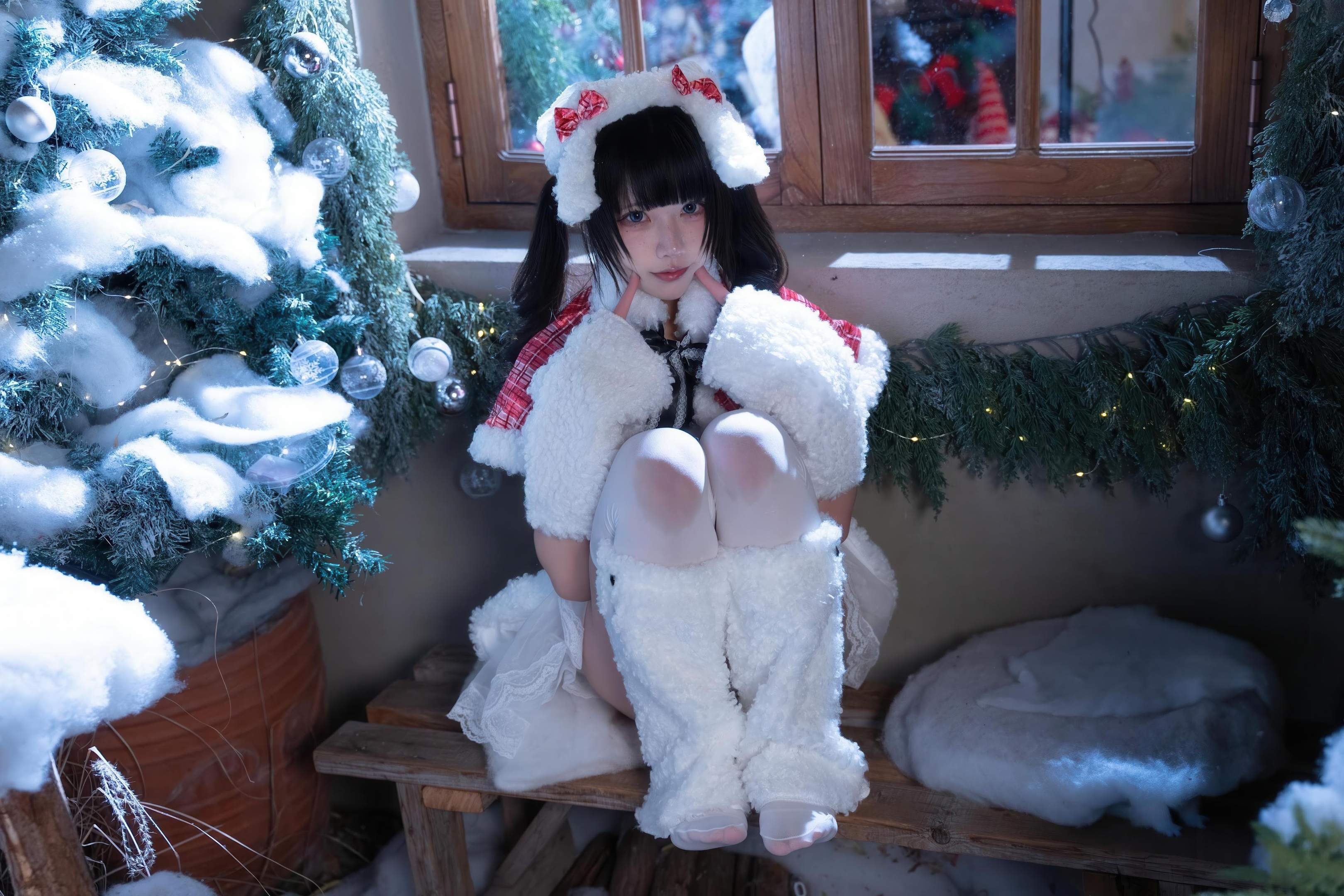 costume hóa trang] Shimizu Nagi - Giáng Sinh·Ngày và Đêm: Chụp Ảnh Chủ Đề Giáng Sinh Với Hai Bối Cảnh Ngày và Đêm, Sự Chuyển Đổi Không Gian và Ánh Sáng Tạo Nên Cảm Nhận Khác Biệt, Tinh Thần Lễ Hội và Tính Cách Nhân Vật Hòa Quyện Hoàn Hảo 99P