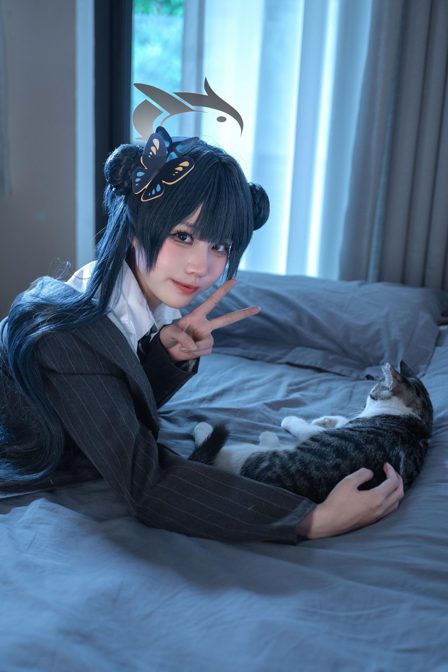 costume扮演] 清水凪 - 龍華妃咲JK：角色JK制服造型還原 校園風格與人物氣質呈現 簡潔構圖下的日常感與角色氛圍展示 52P