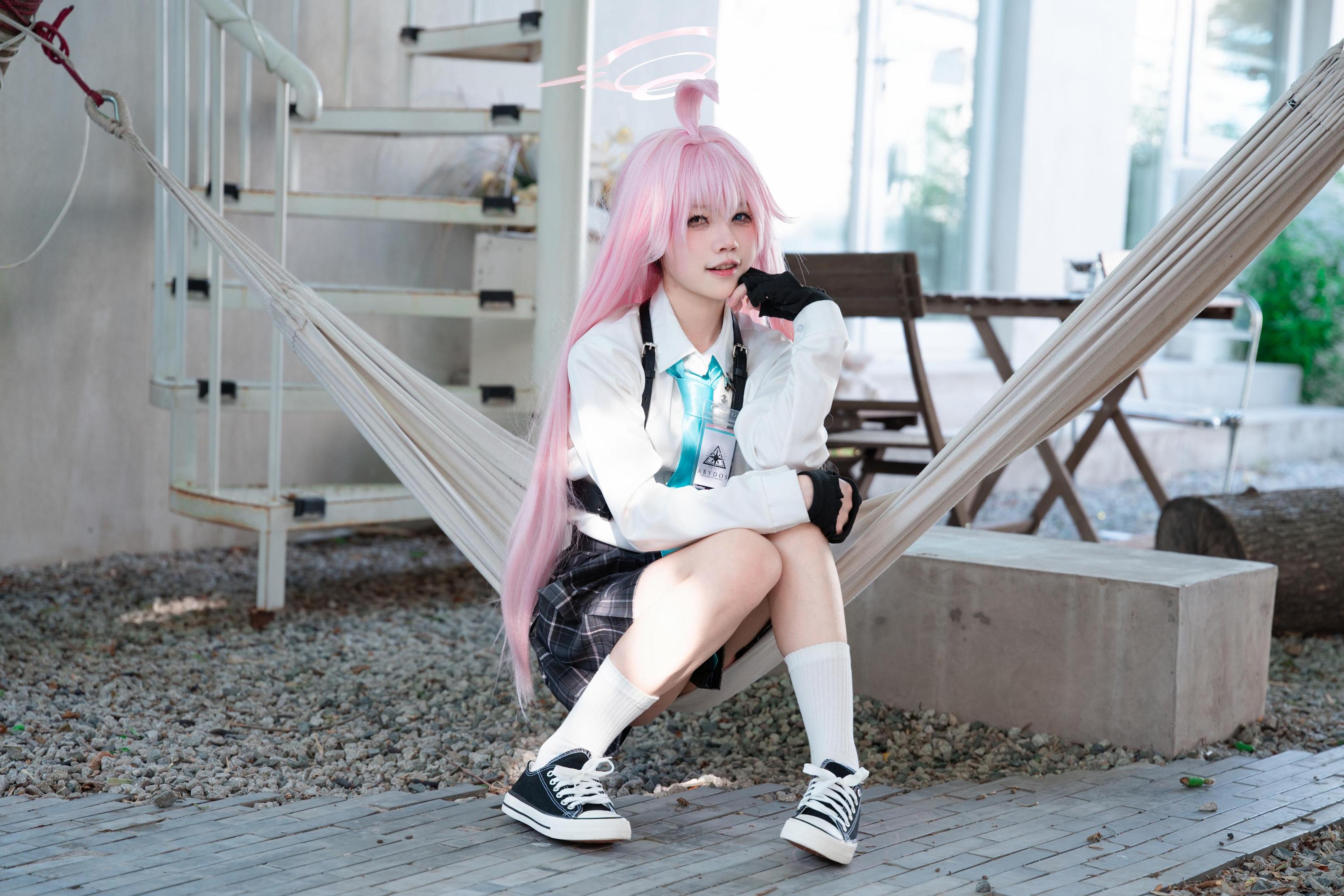 '[cosplay] 清水凪 - cos 小鸟游星野: Nữ sinh JK trong Đột Kích Xanh, chân dài quyến rũ, không chỉnh sửa 88P'