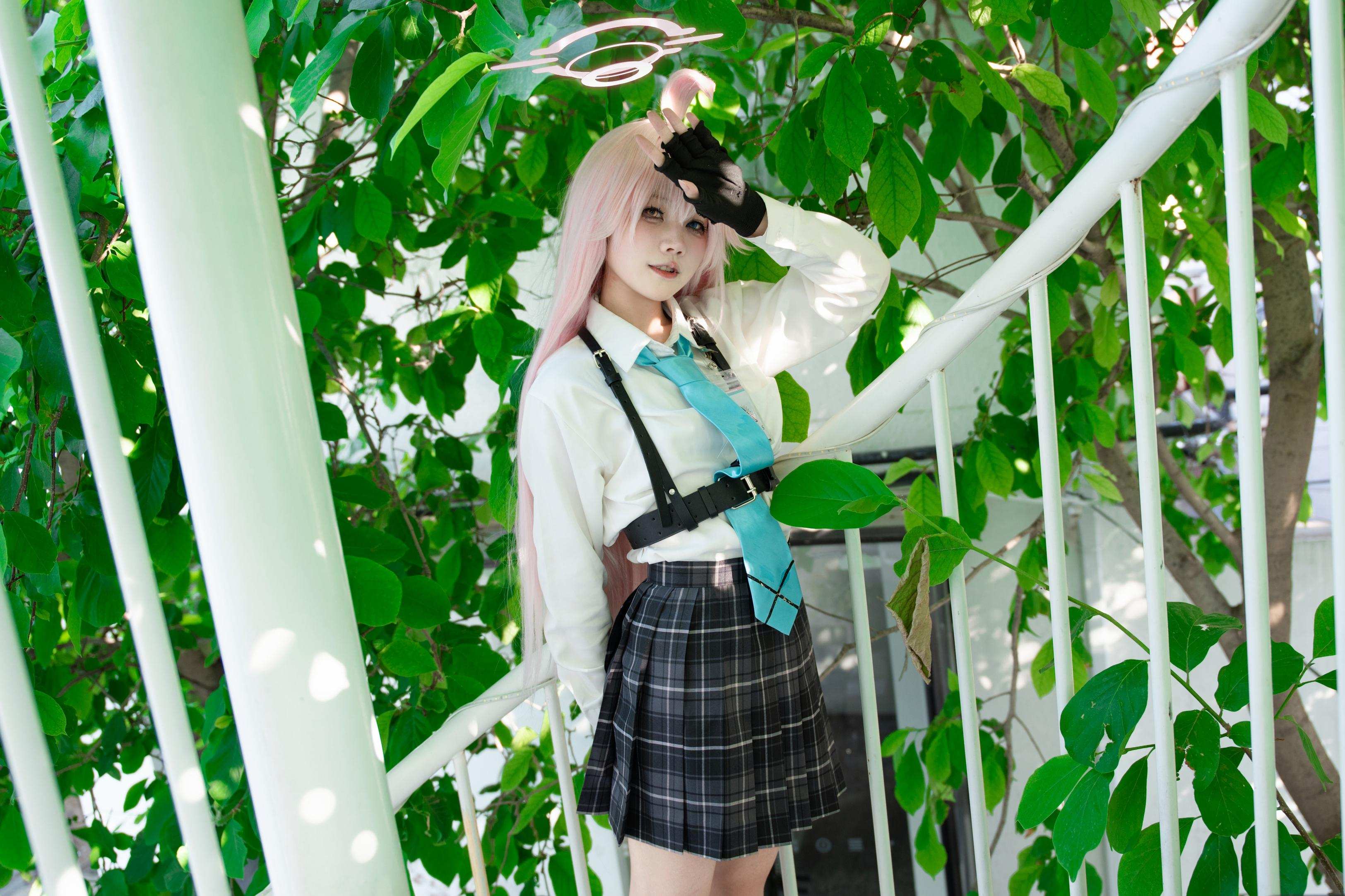 '[cosplay] 清水凪 - cos 小鸟游星野: Nữ sinh JK trong Đột Kích Xanh, chân dài quyến rũ, không chỉnh sửa 88P'