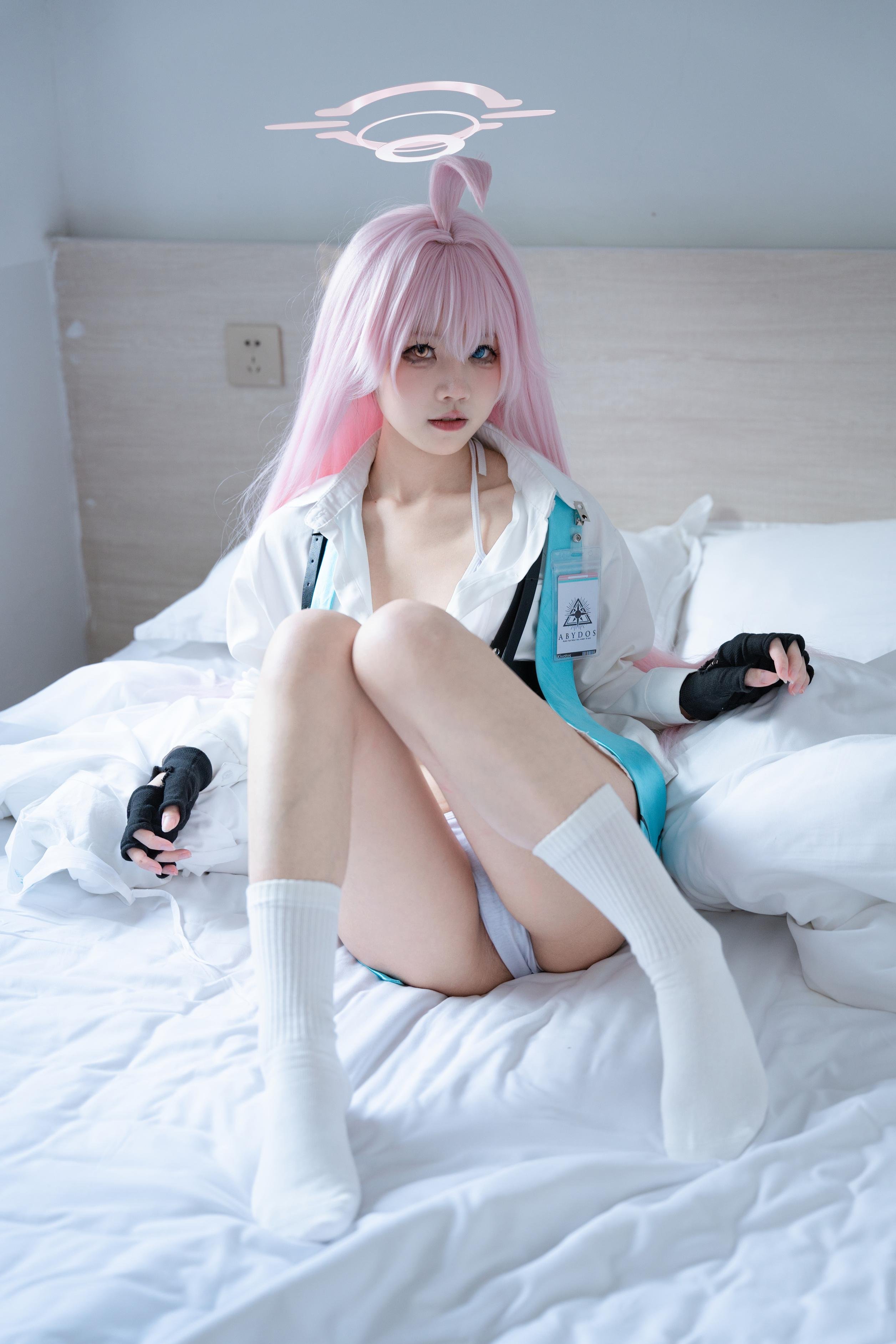 '[cosplay] 清水凪 - cos 小鸟游星野: Nữ sinh JK trong Đột Kích Xanh, chân dài quyến rũ, không chỉnh sửa 88P'